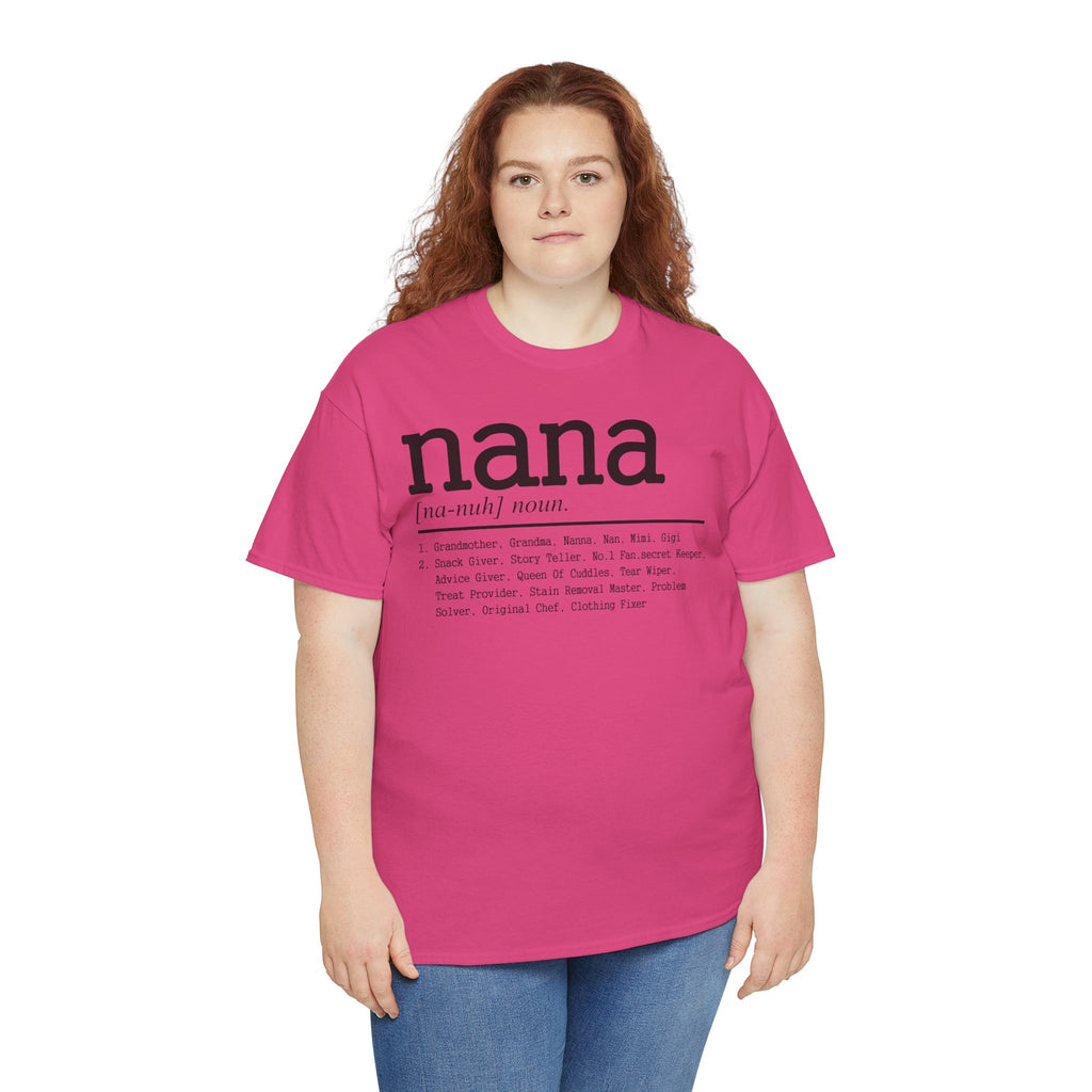 Nana Gift T-Shirt | Cute Grandma Definition Quote Tee | Cr8tive Designs
