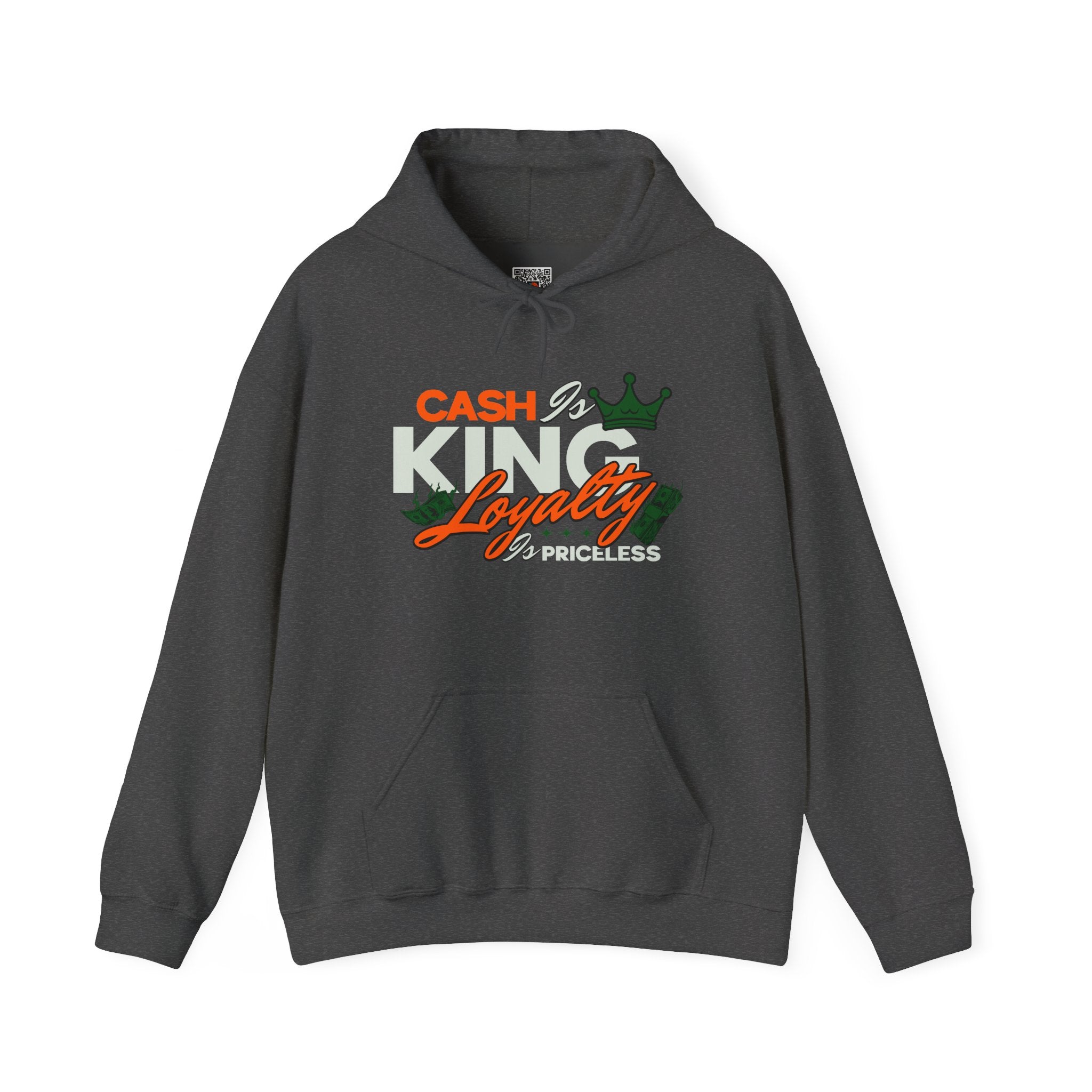 Cash Is King, Loyalty Is Priceless | Money Motivation Hoodie | Cr8tive Designs