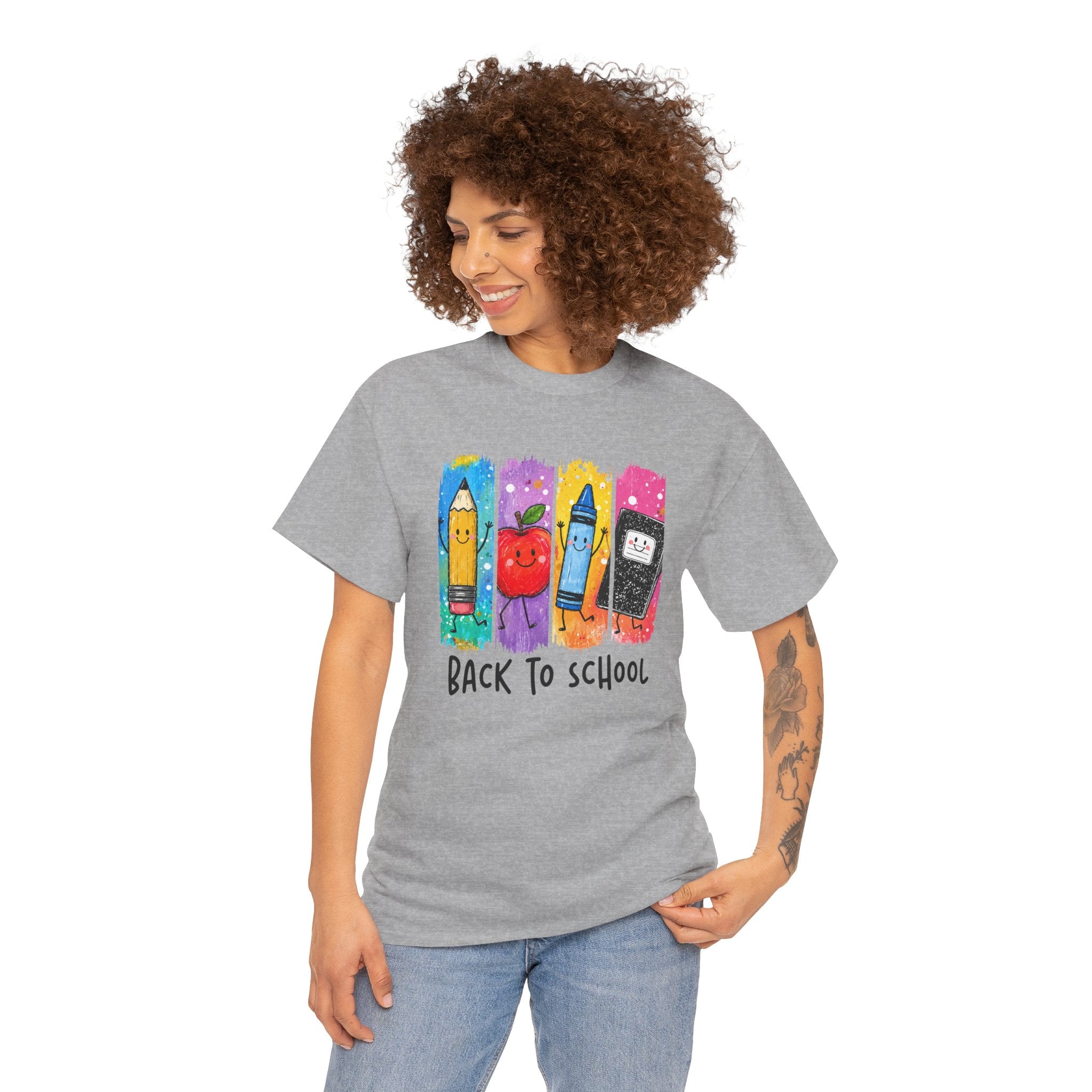 Back to School Crayon Crew Shirt | Colorful School Supply Tee | Cr8tive Designs