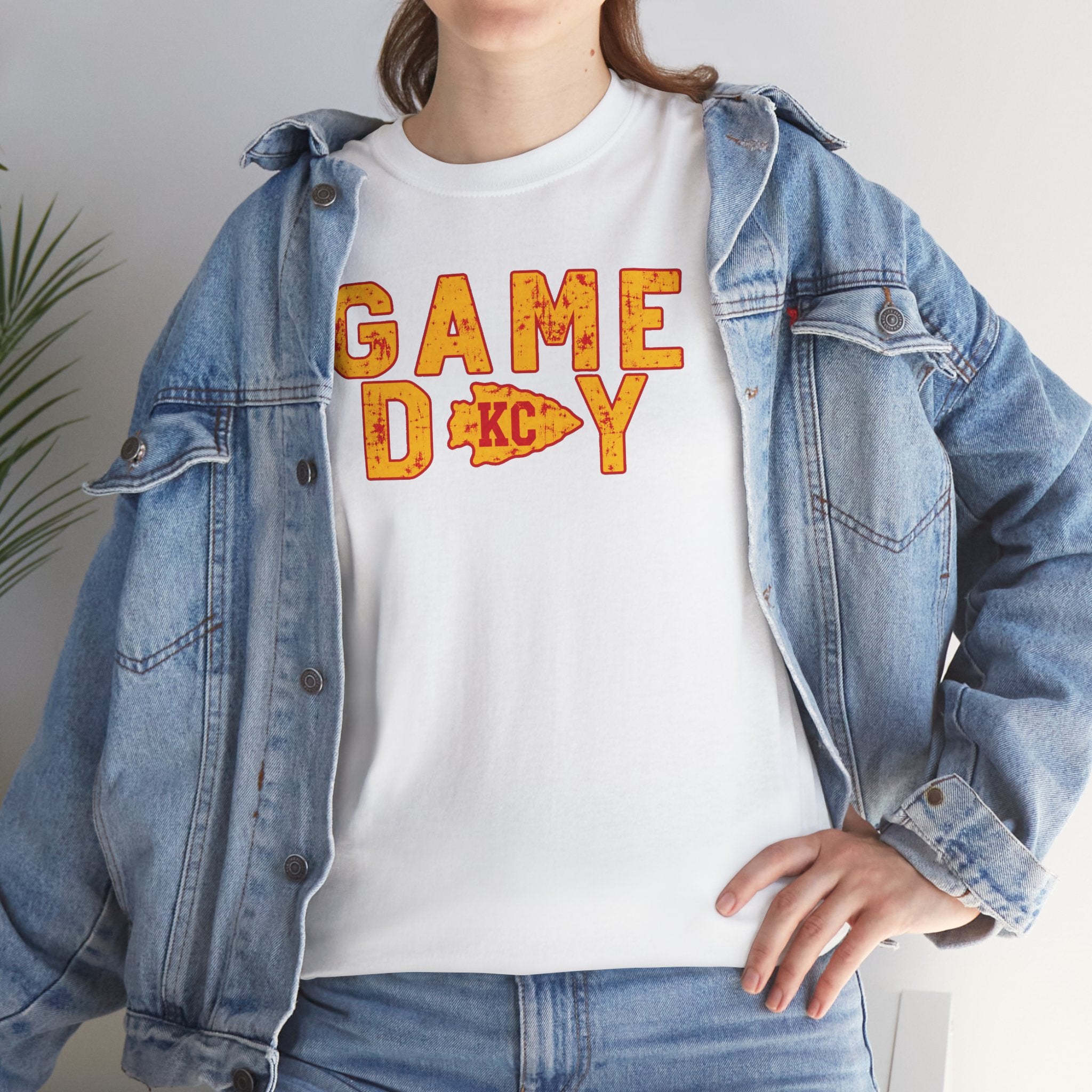 Game Day KC T-Shirt | Vintage Football Fan Apparel | Cr8tive Designs