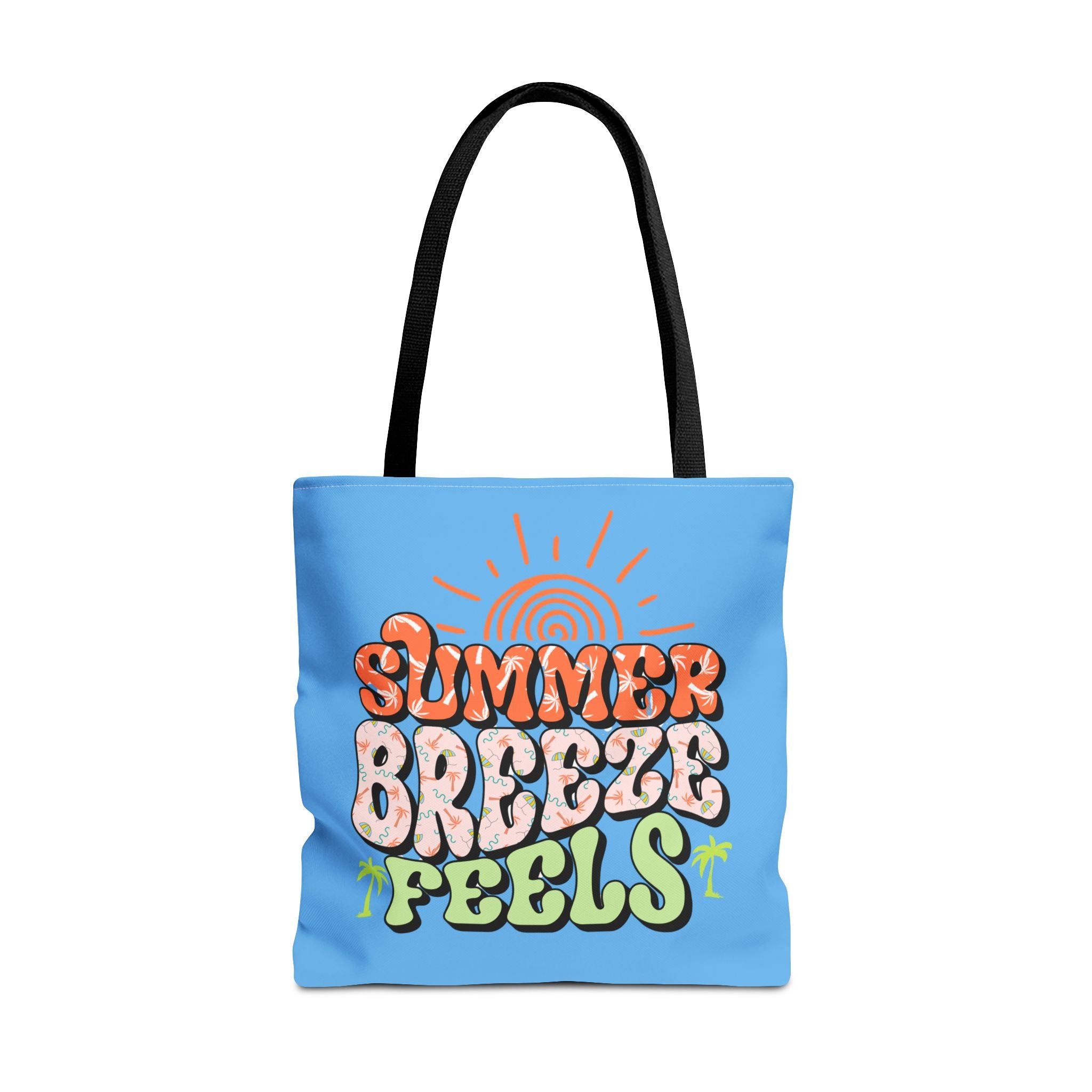 Summer Breeze Feels | Colorful Summer Tote Bag | Cr8tive Designs