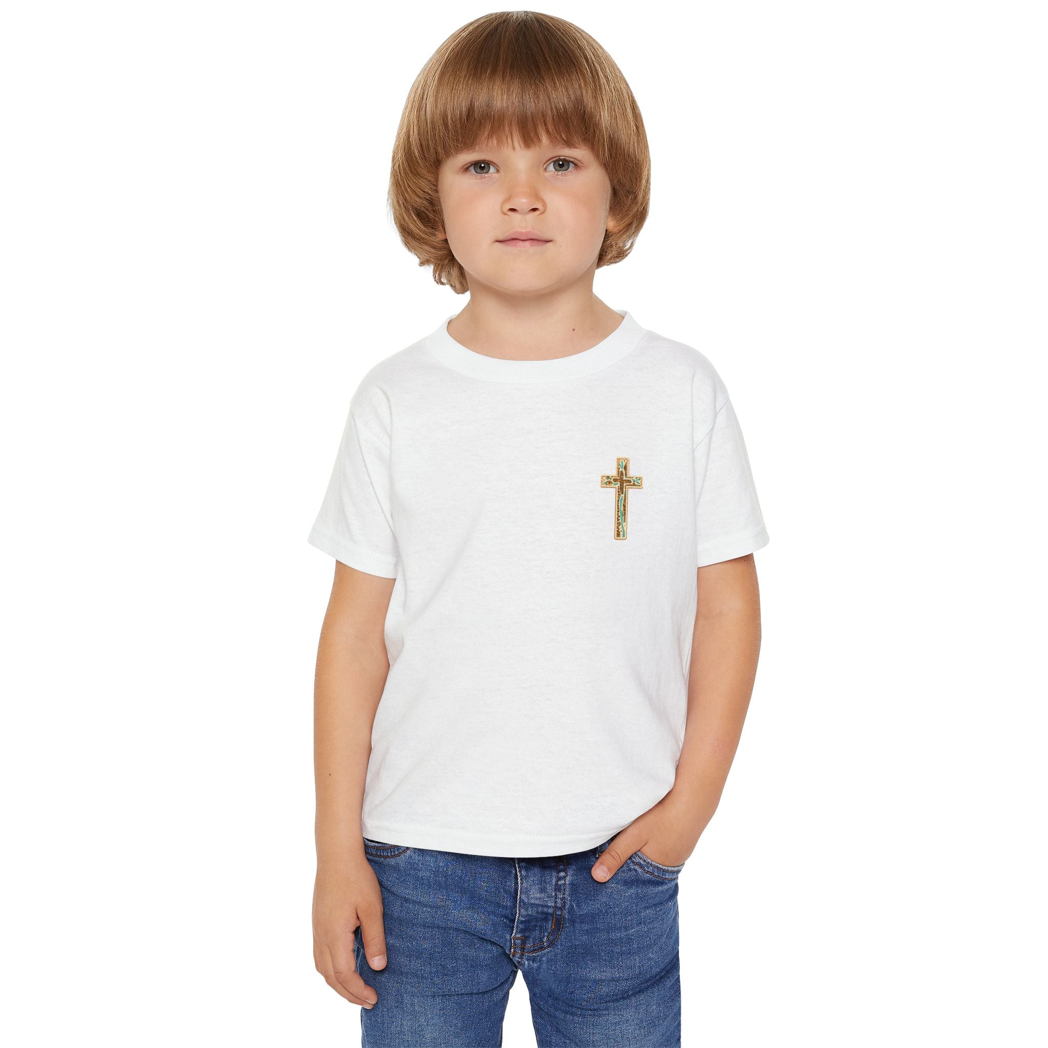 Let Me Tell You About My Jesus | Floral Cross Faith Shirt | Cr8tive Designs
