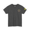 Yellow Logo Badge Graphic Tee/Cr8tive Designs