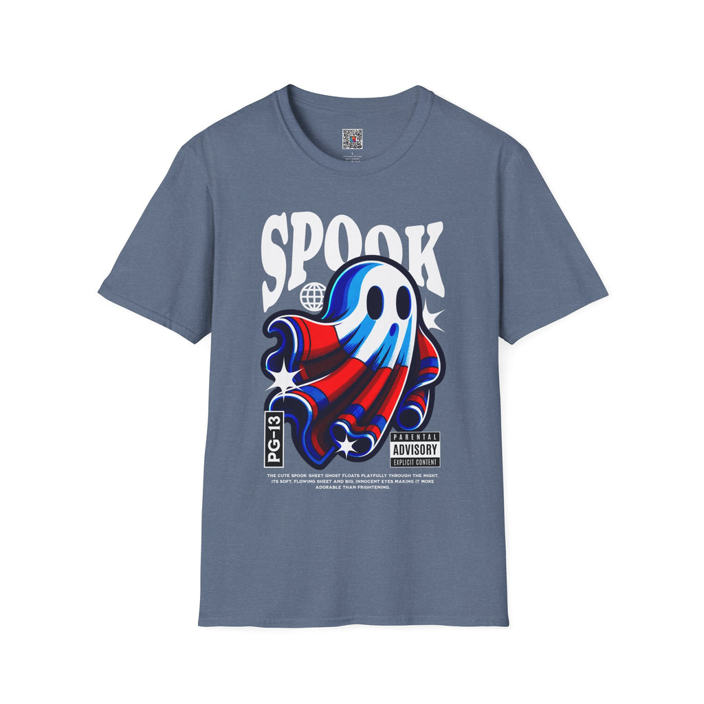 Spooky Retro Ghost T-Shirt | "SPOOK" Graphic Halloween Tee | Cr8tive Designs