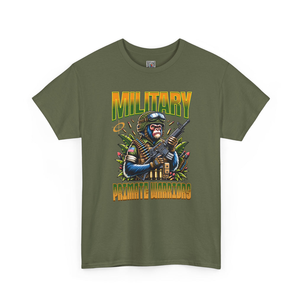Military Primate Warriors T-Shirt | Military Ape Design | Cr8tive Designs