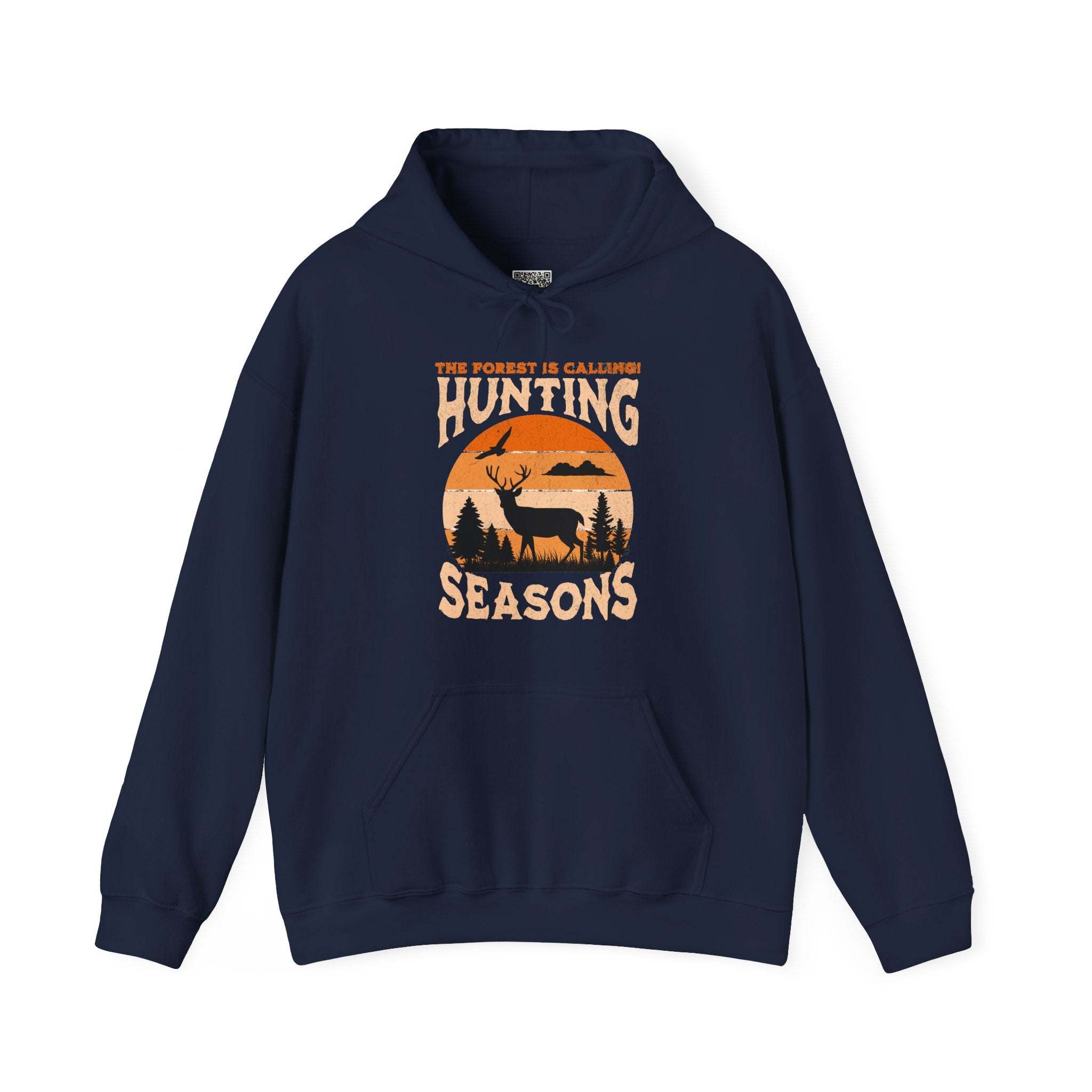 Hunting Season Hoodie | Retro Sunset & Deer Hunting Design | Cr8tive Designs