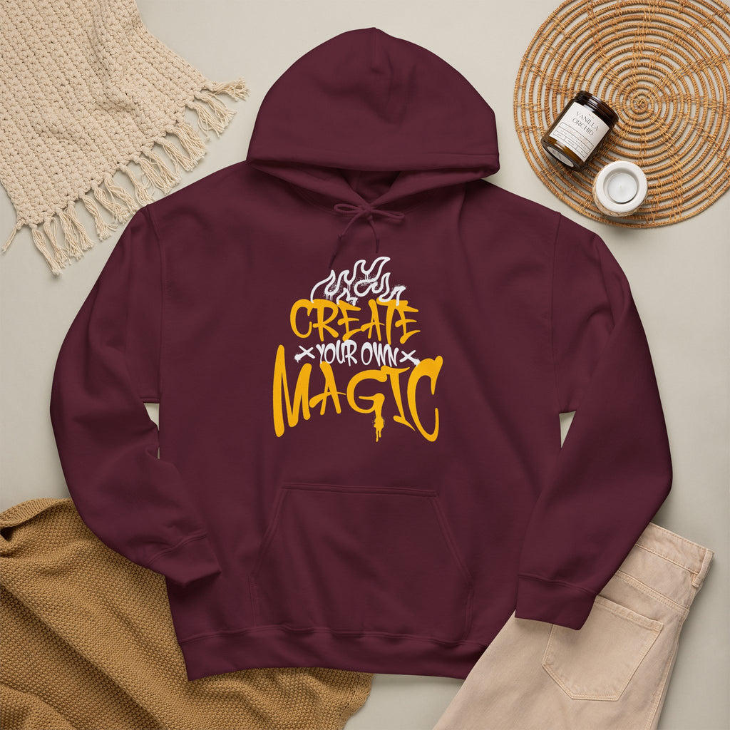 Create Your Own Magic | Bold Inspirational Hoodie | Cr8tive Designs