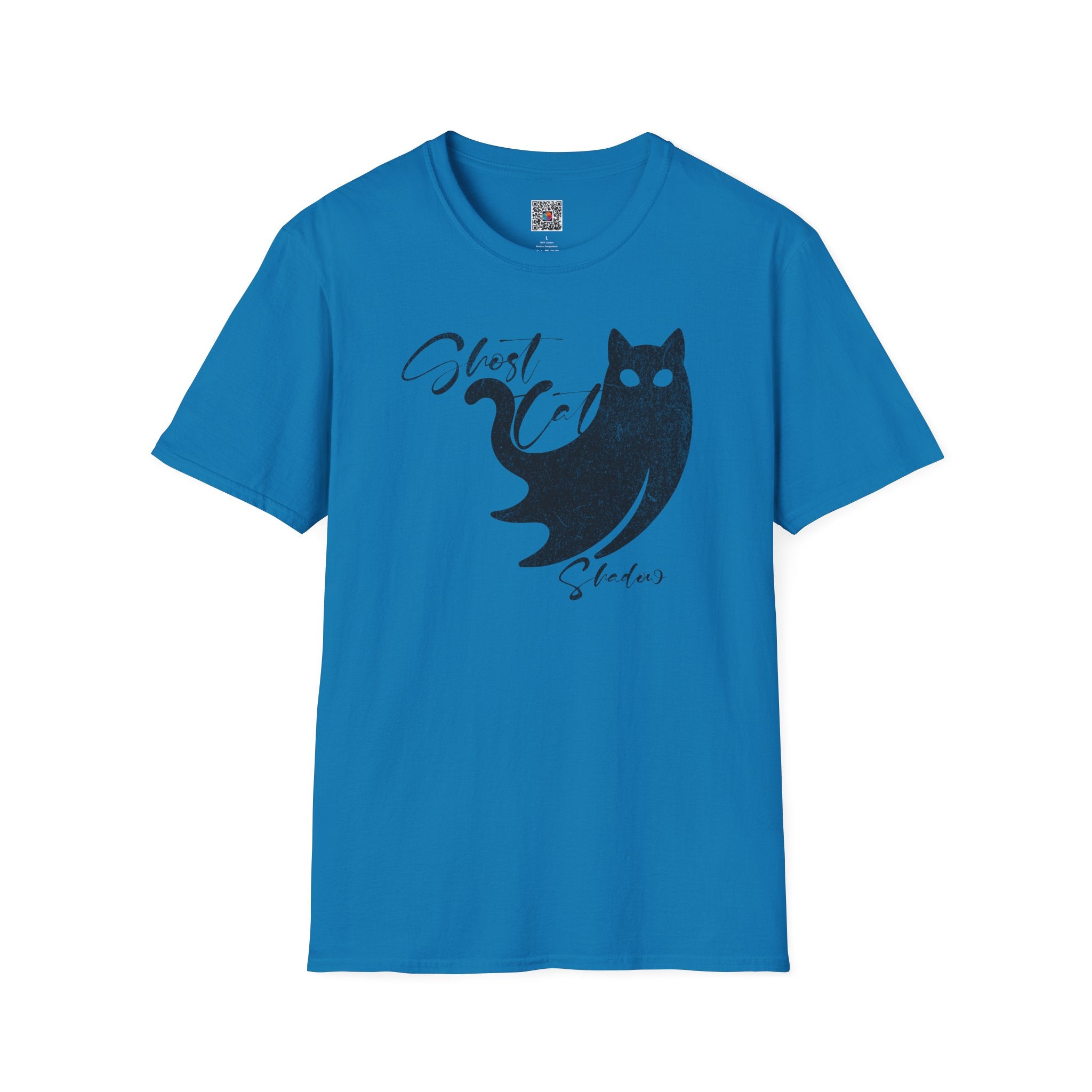 Ghost Cat T-Shirt | Cute Spooky Cat Graphic Tee | Cr8tive Designs