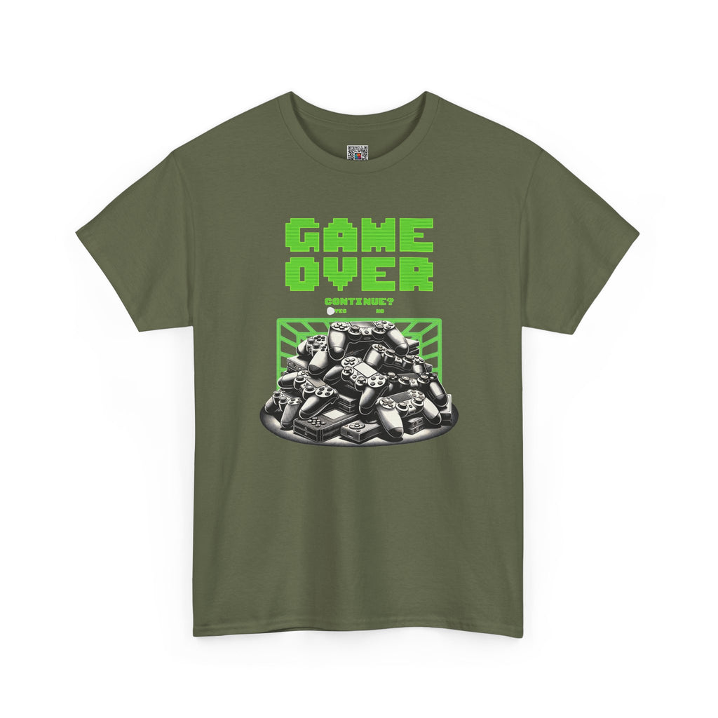 Game Over T-Shirt | Vintage Arcade Gamer Design | Cr8tive Designs