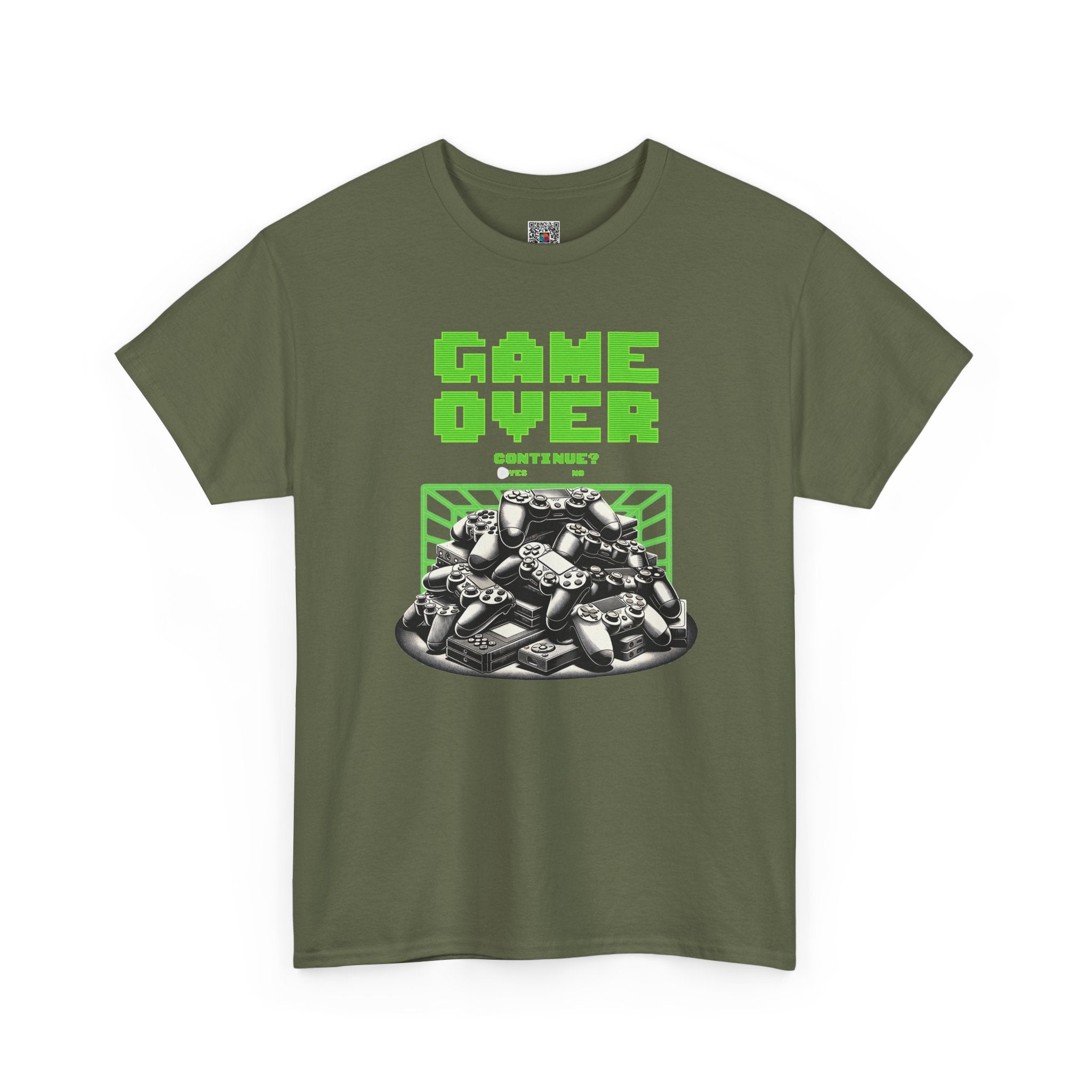 Game Over T-Shirt | Vintage Arcade Gamer Design | Cr8tive Designs