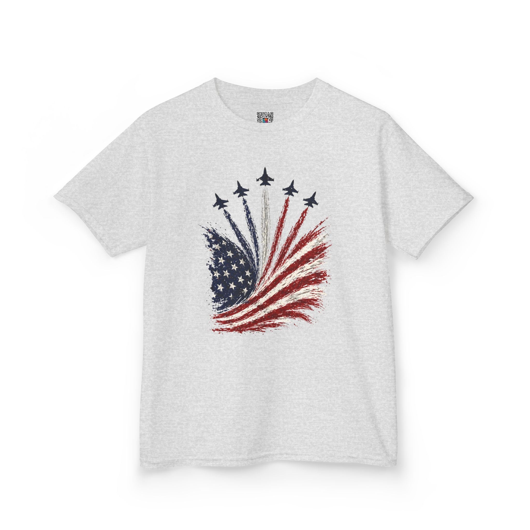 Kids American Flag Tee | Patriotic Stars and Stripes Design | Cr8tive Designs