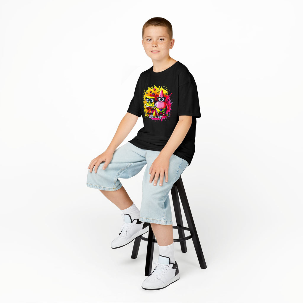Underwater Besties Graffiti Youth Tee | Colorful Cartoon Graphic T-Shirt | Cr8tive Designs