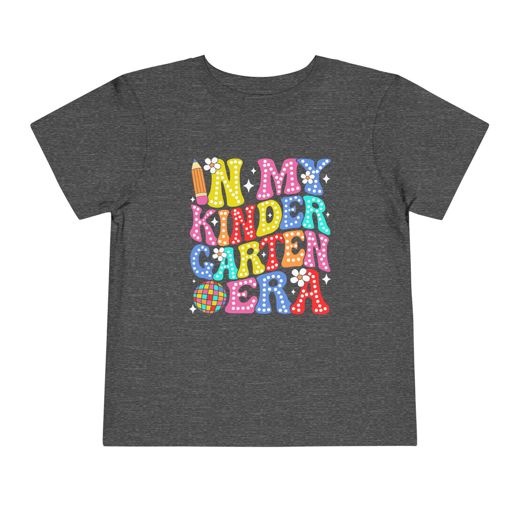 In My Kindergarten Era Toddler Tee | Colorful Retro School T-Shirt | Cr8tive Designs