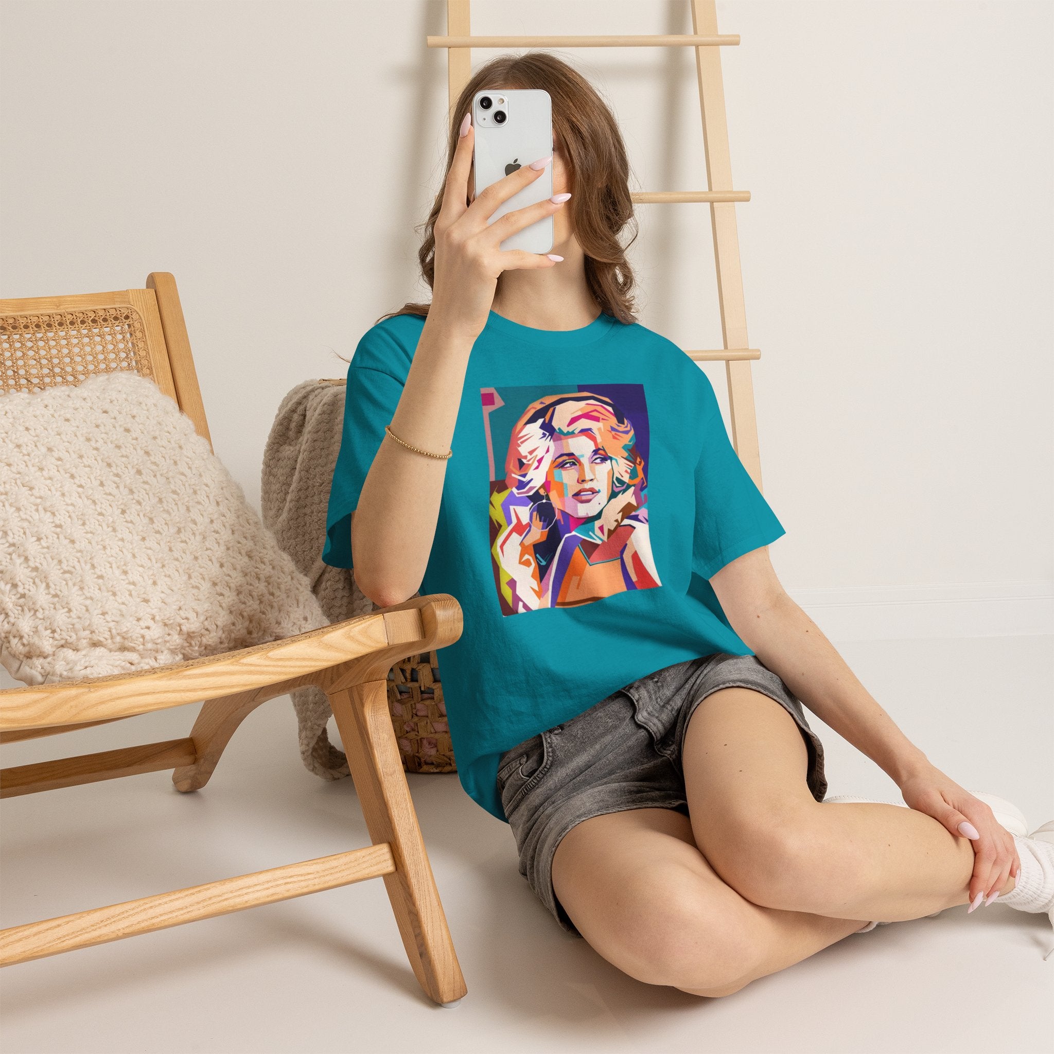 Country Music Legend | Colorful Pop Art Portrait Tee | Cr8tive Designs