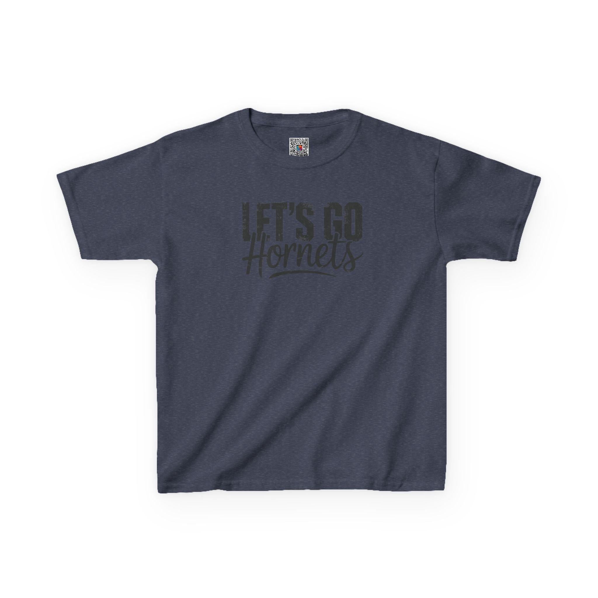Let's Go Hornets Youth Graphic T-Shirt | School Spirit Mascot Tee | Cr8tive Designs