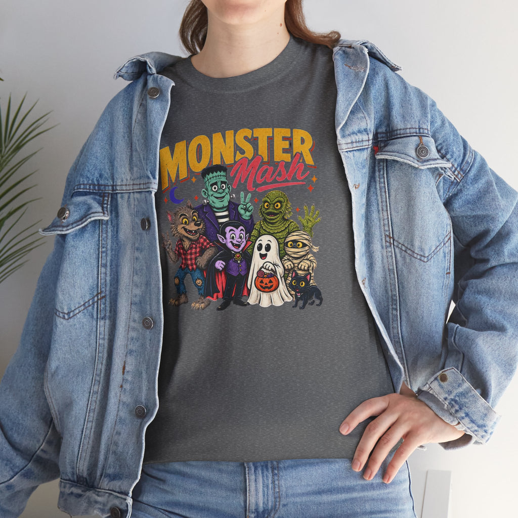 Monster Mash Tee | Vintage Halloween Monsters Squad T-Shirt | Cr8tive Designs