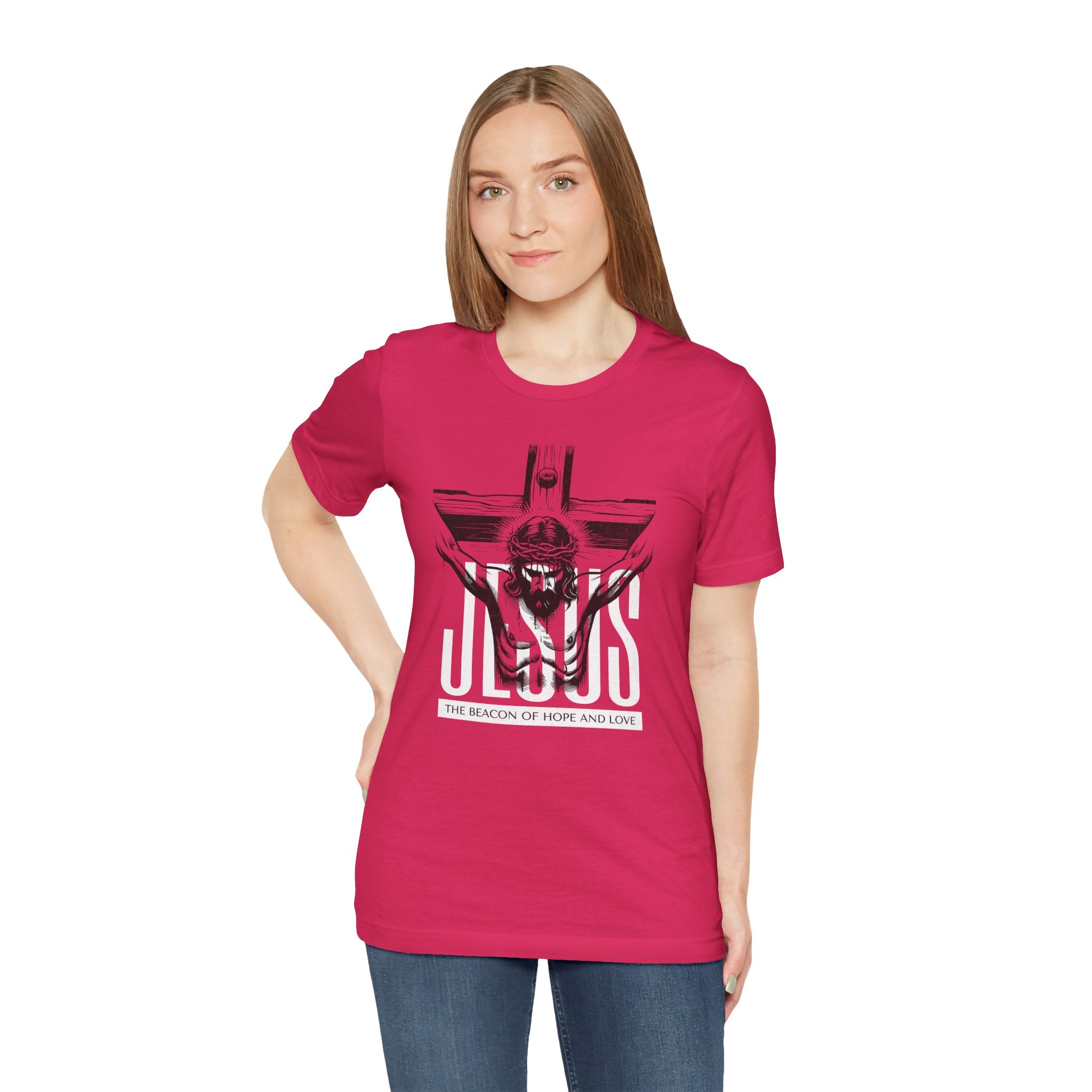 Jesus Crucifix Tee | Christian Graphic T-Shirt | Cr8tive Designs