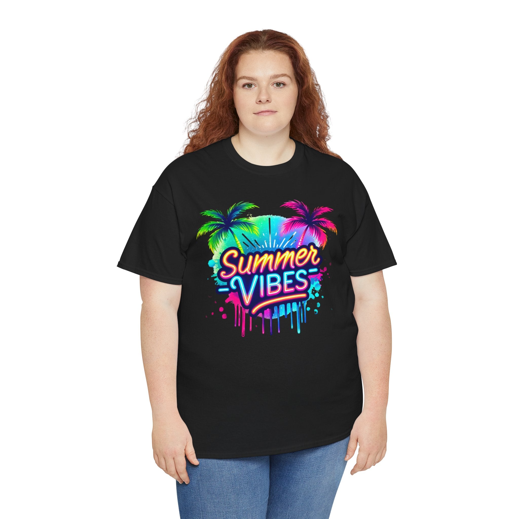 Summer Vibes | Neon Tropical Beach Design | Cr8tive Designs