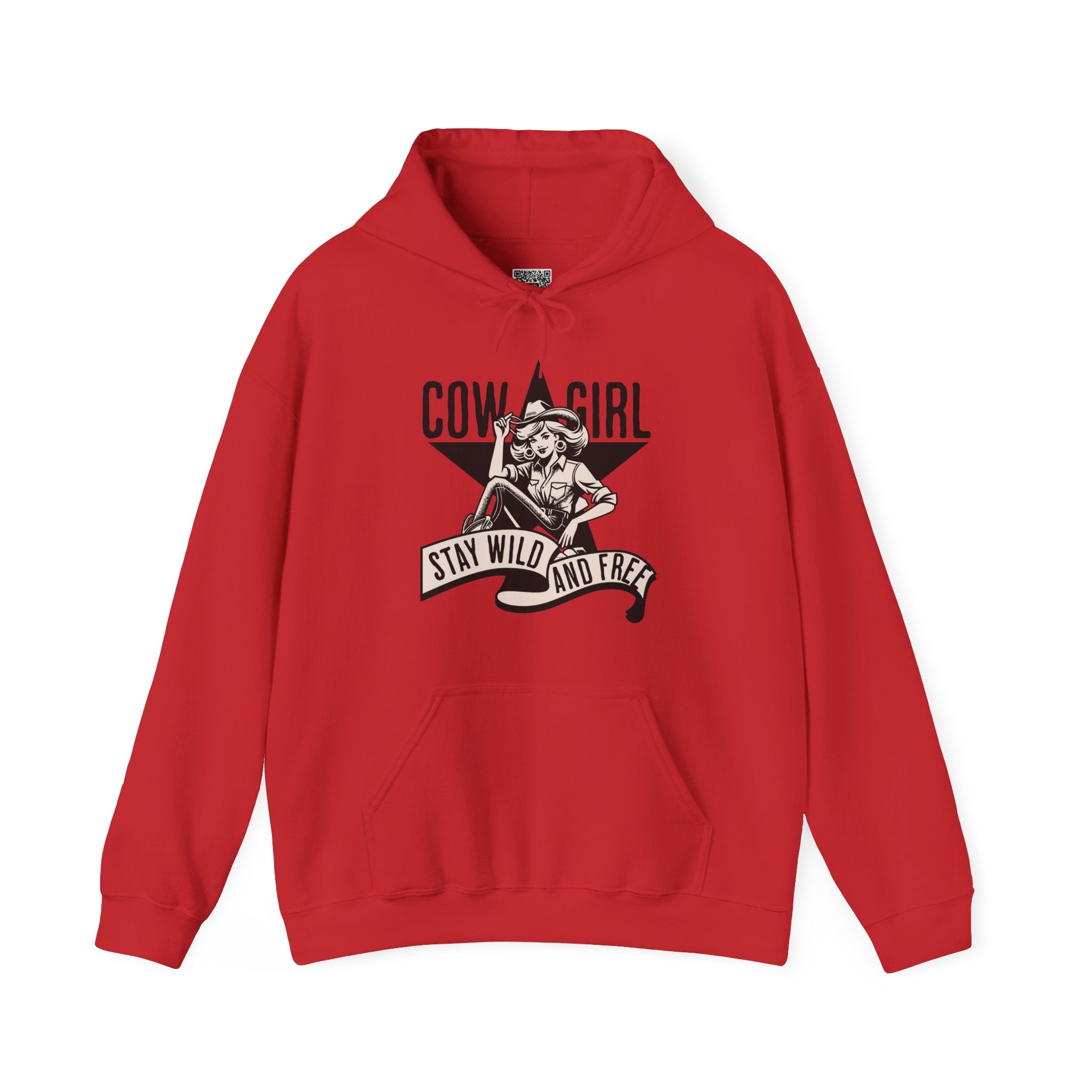 Cowgirl Stay Wild and Free | Vintage Western Hoodie | Cr8tive Designs