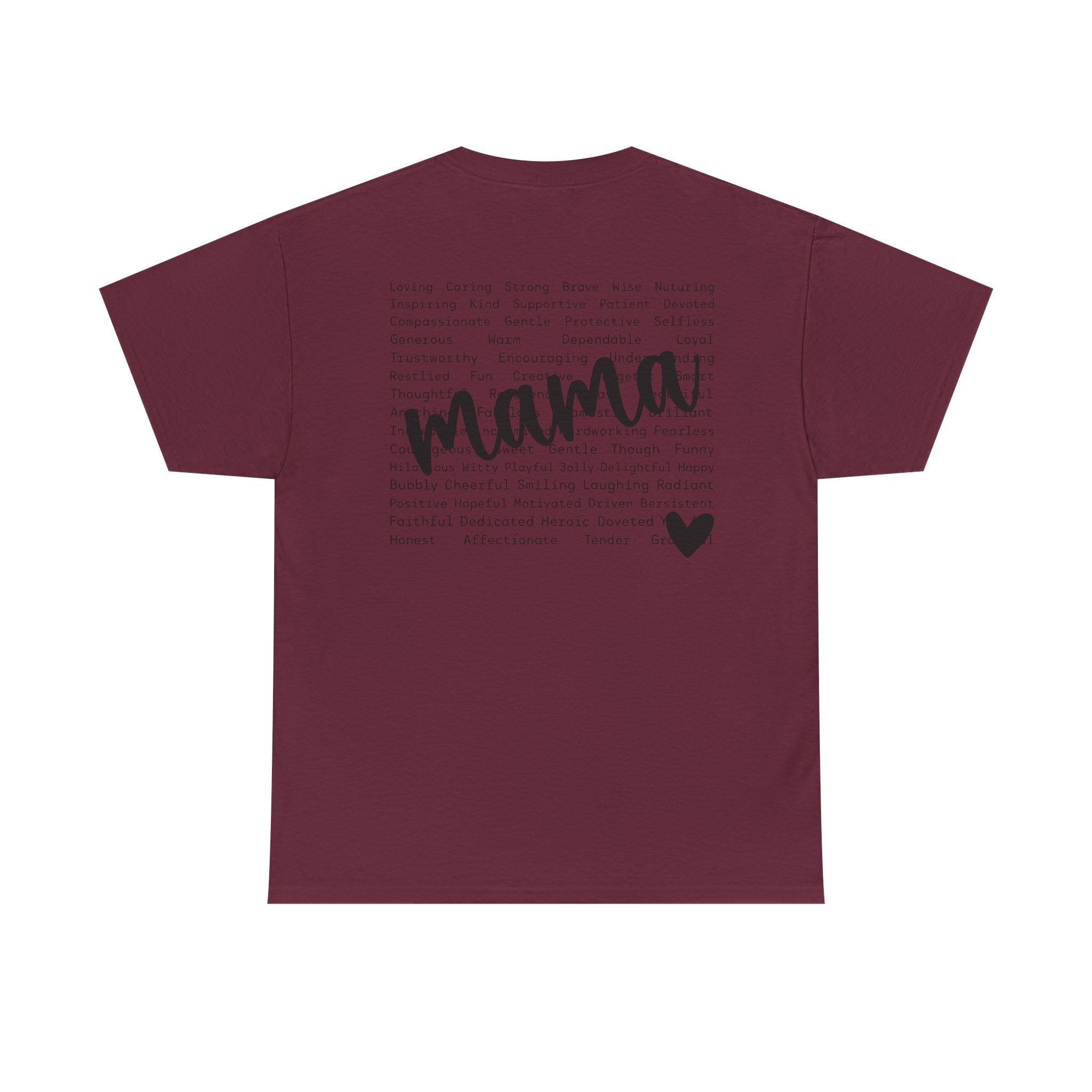 Mama Script Tee – Inspirational Motherhood Shirt, Soft Minimalist Mom Graphic T-Shirt | Cr8tive Designs
