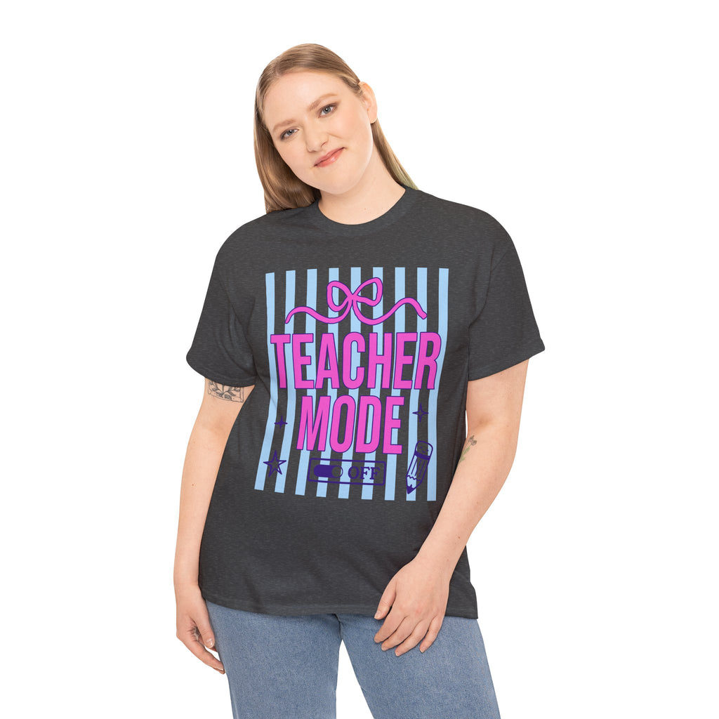 TEACHER MODE OFF T-SHIRT | FUNNY TEACHER SUMMER BREAK SHIRT | LAST DAY OF SCHOOL SHIRT | CR8TIVE DESIGNS