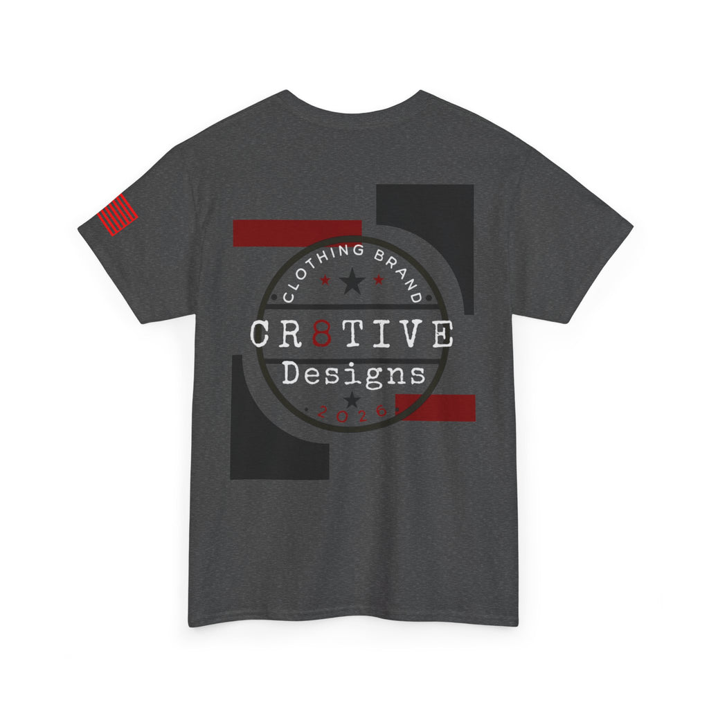 Red Logo Graphic Tee/Cr8tive Designs
