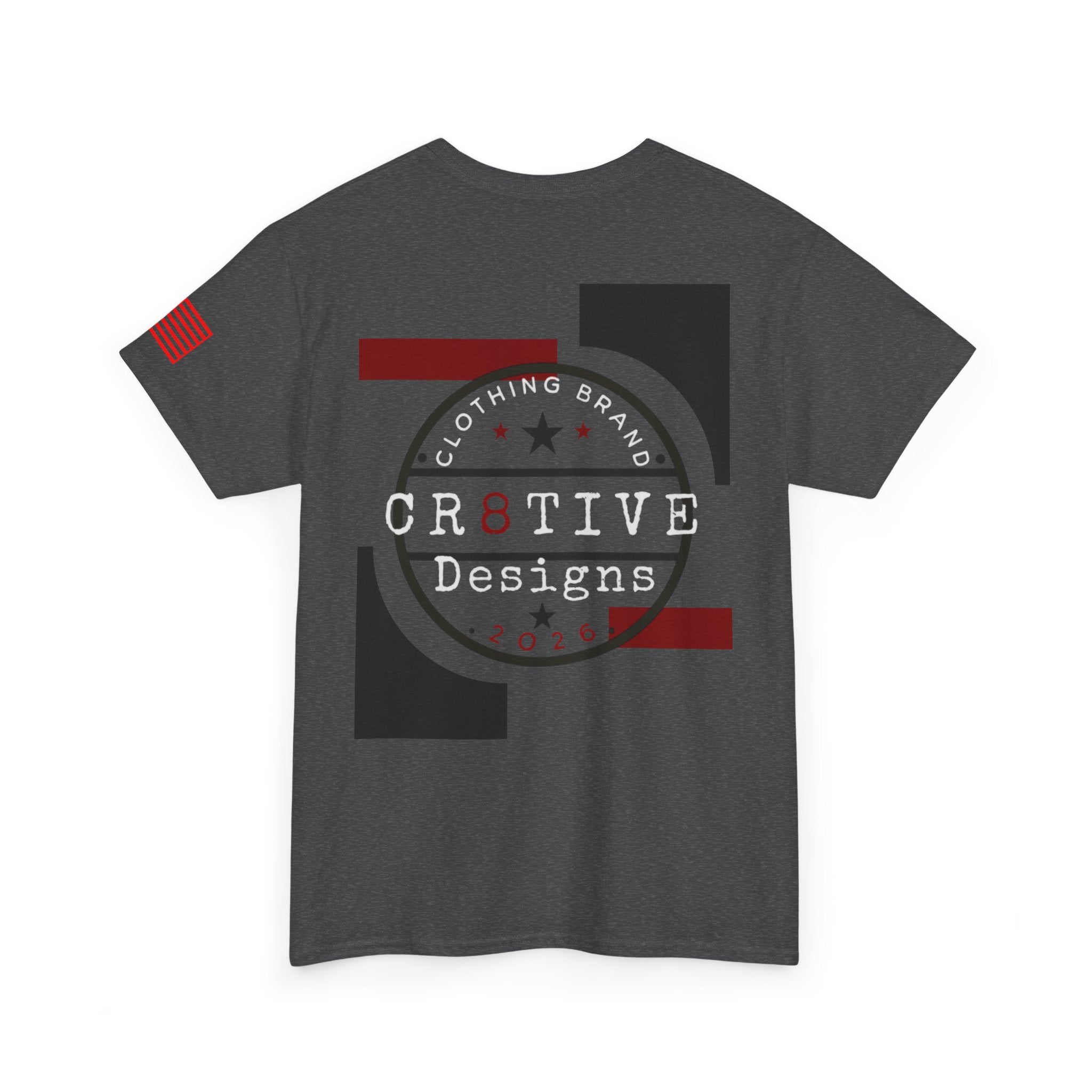 Red Logo Graphic Tee/Cr8tive Designs