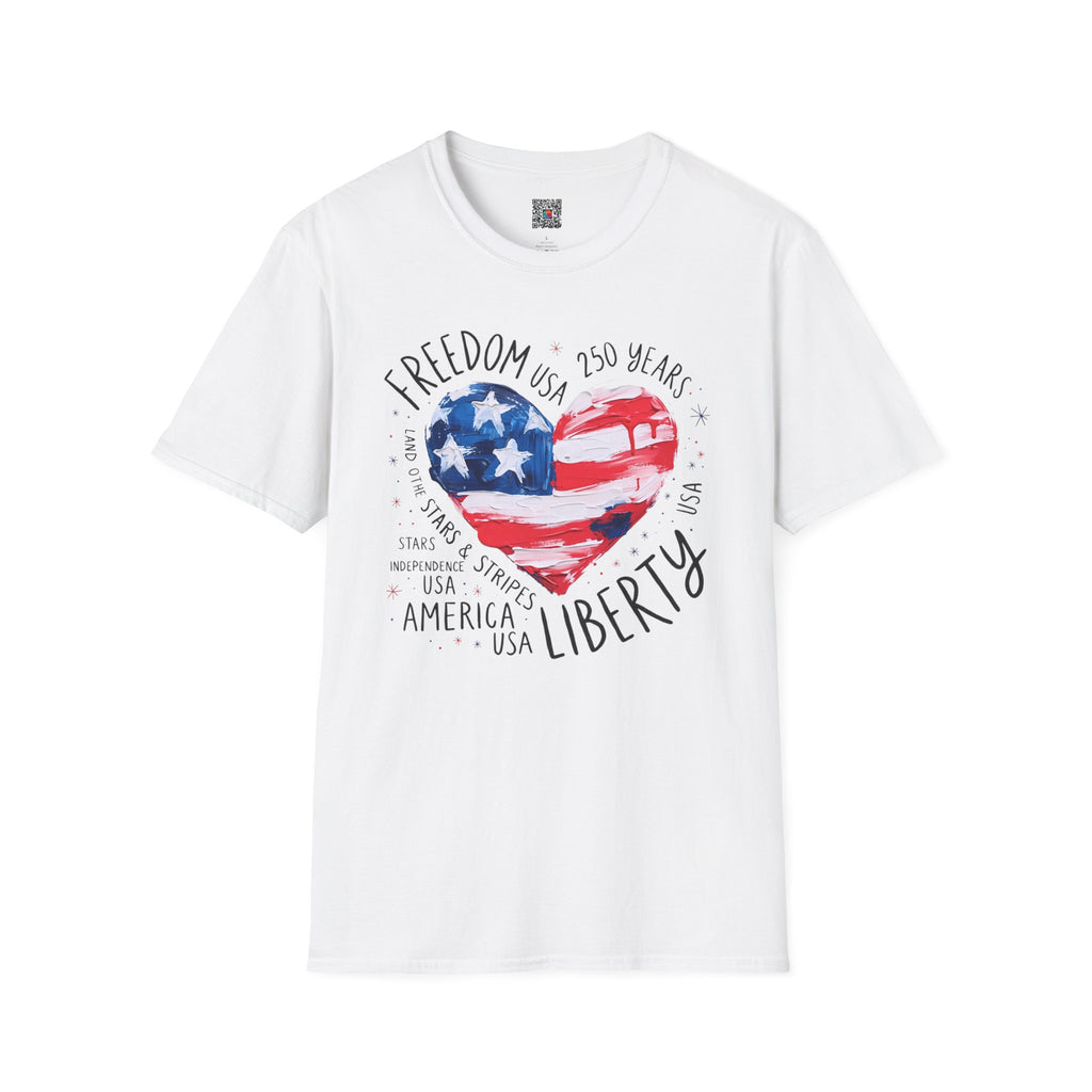 Freedom Liberty Heart | 250 Years Patriotic Design | Cr8tive Designs