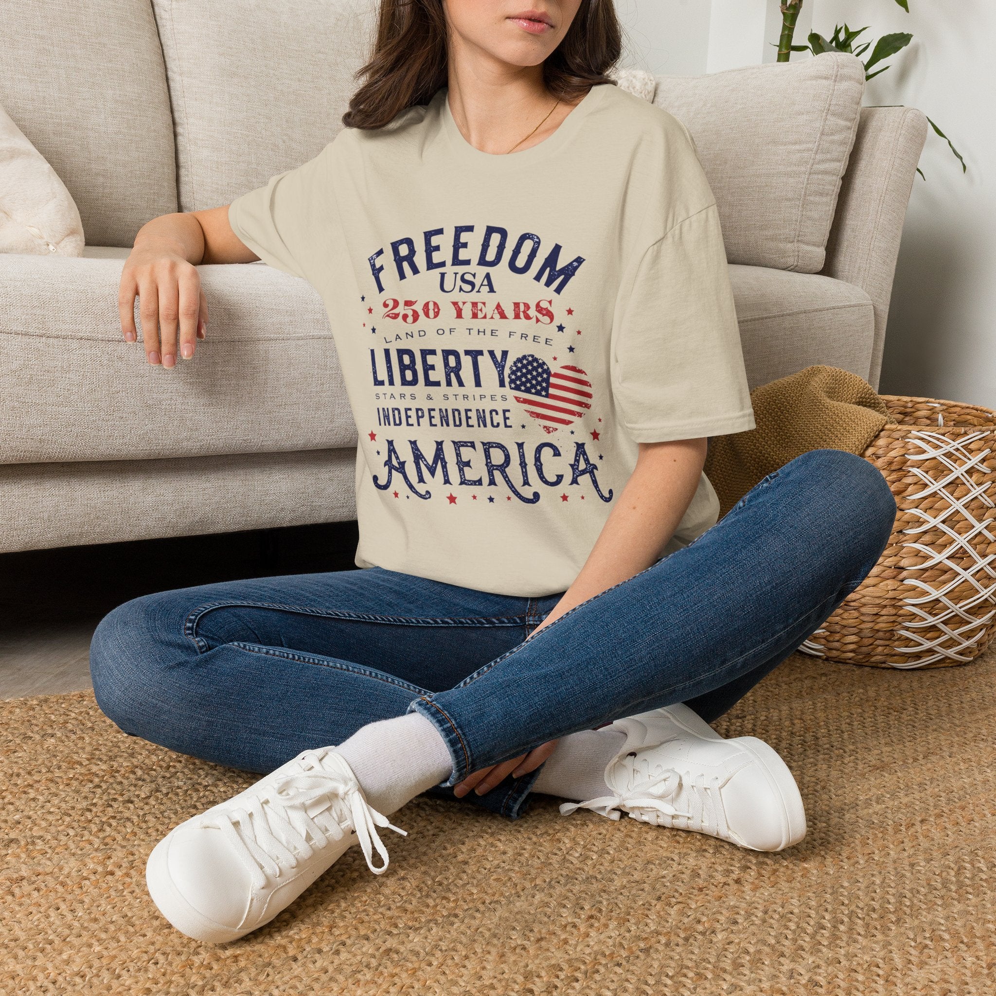 Freedom Liberty America | Patriotic Typography Design | Cr8tive Designs