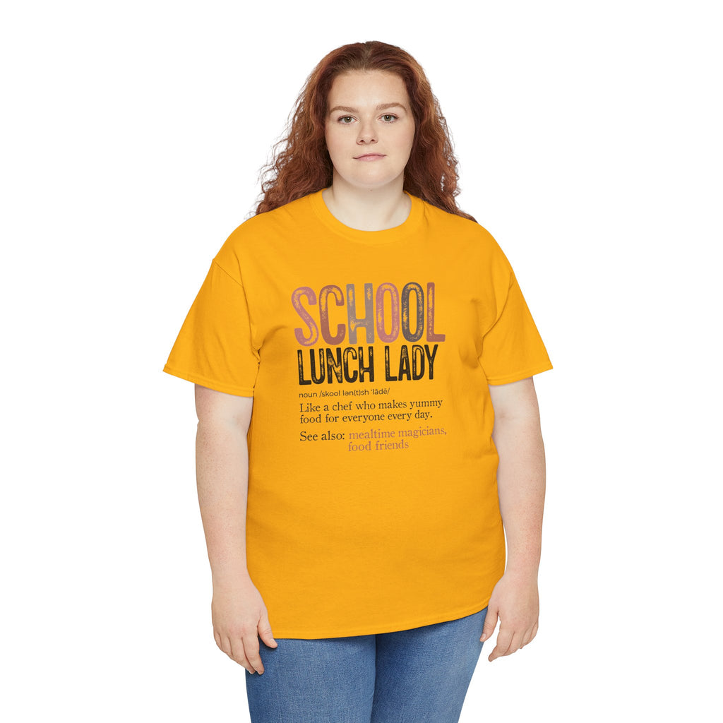School Lunch Lady | Retro Cafeteria Staff T-Shirt | Cr8tive Designs