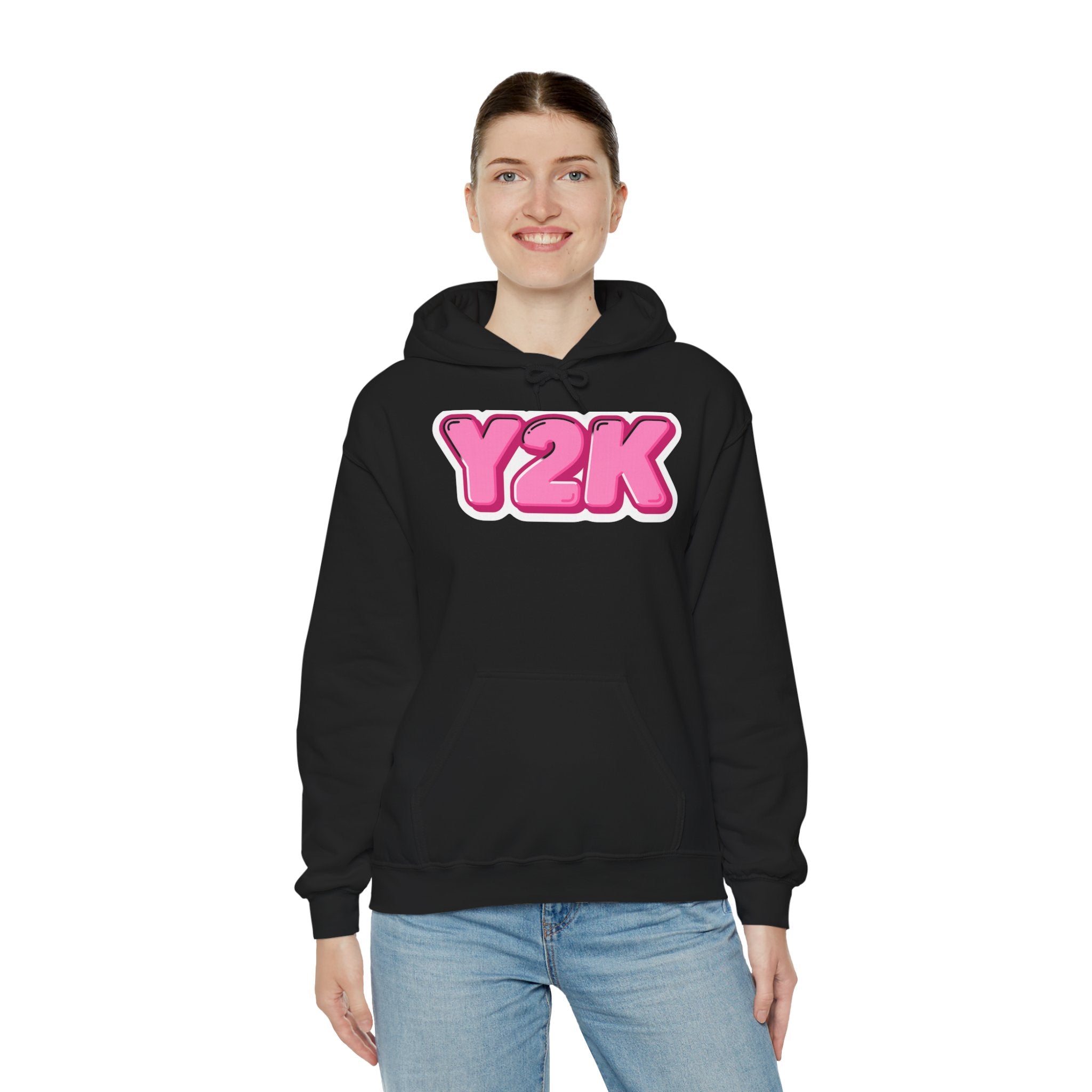 Y2K Pink Bubble Hoodie
