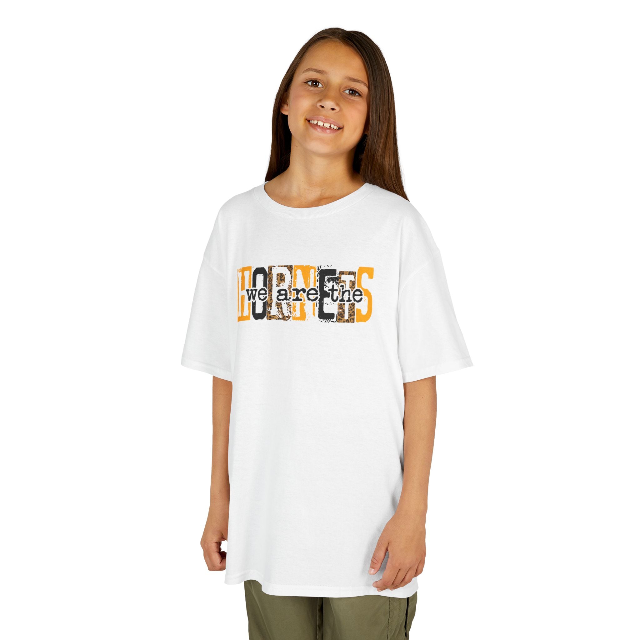 We Are the Hornets Youth Graphic T-Shirt | School Spirit Mascot Tee | Cr8tive Designs
