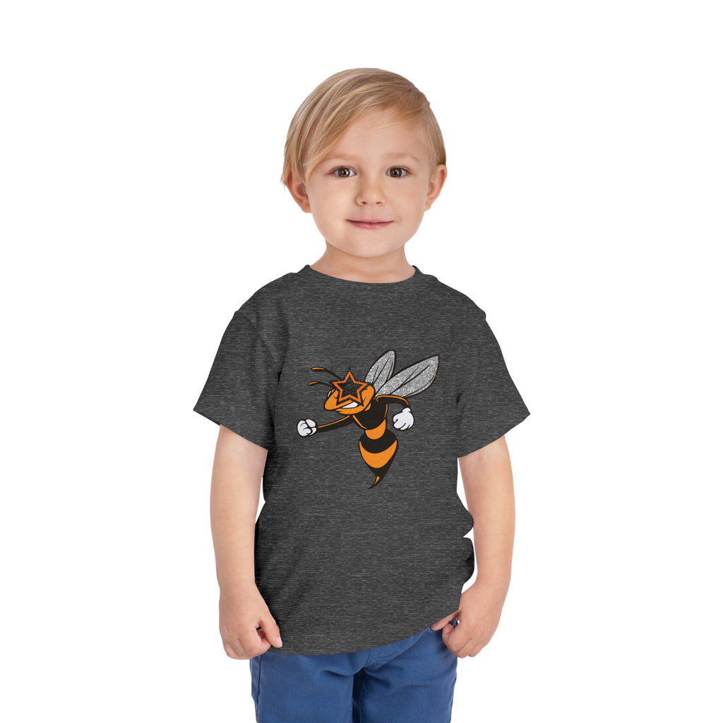 Hornet Mascot Toddler Graphic T-Shirt | School Spirit Mascot Tee | Cr8tive Designs
