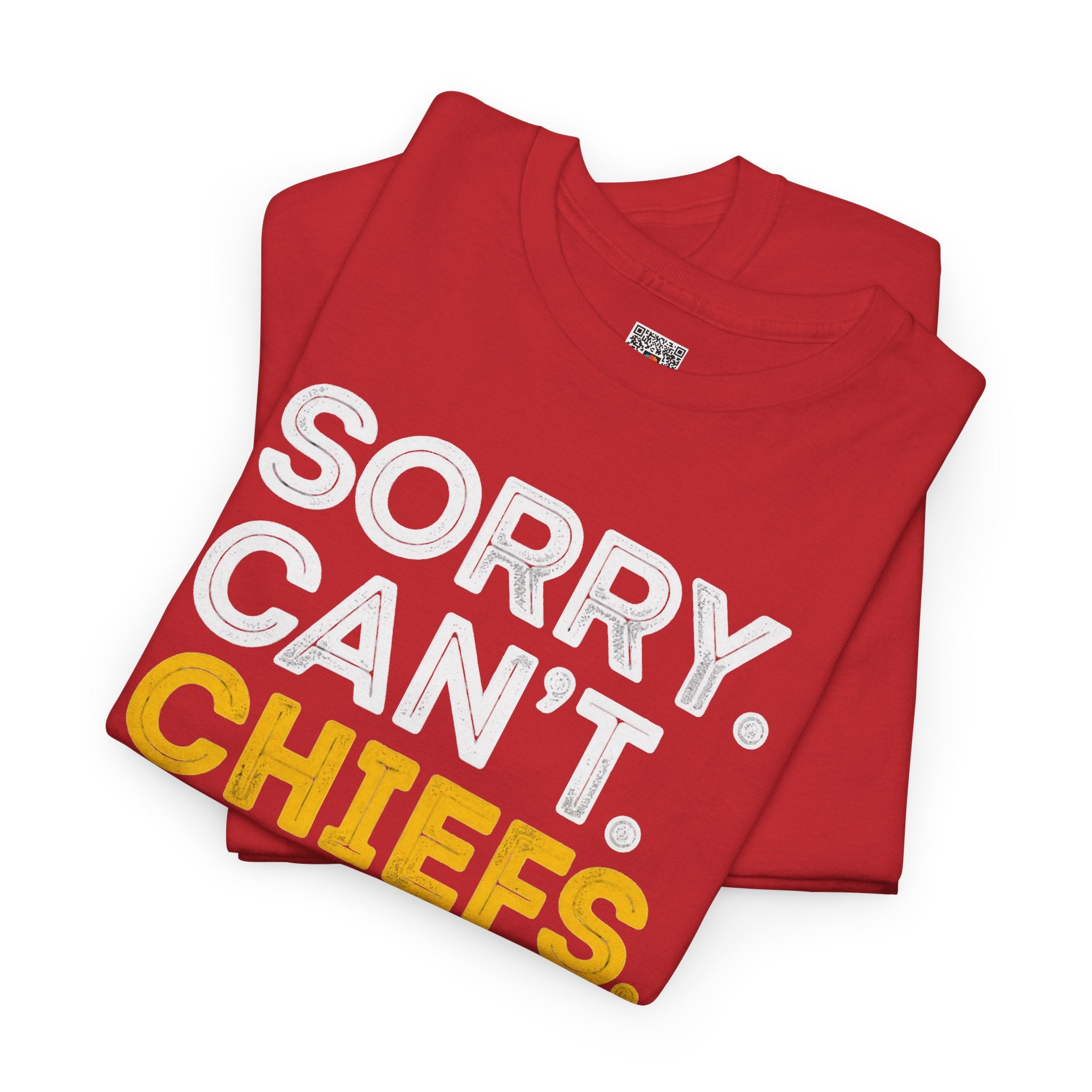 Sorry Can't Chiefs Bye Shirt | Funny Football Game Day T-Shirt | Cr8tive Designs