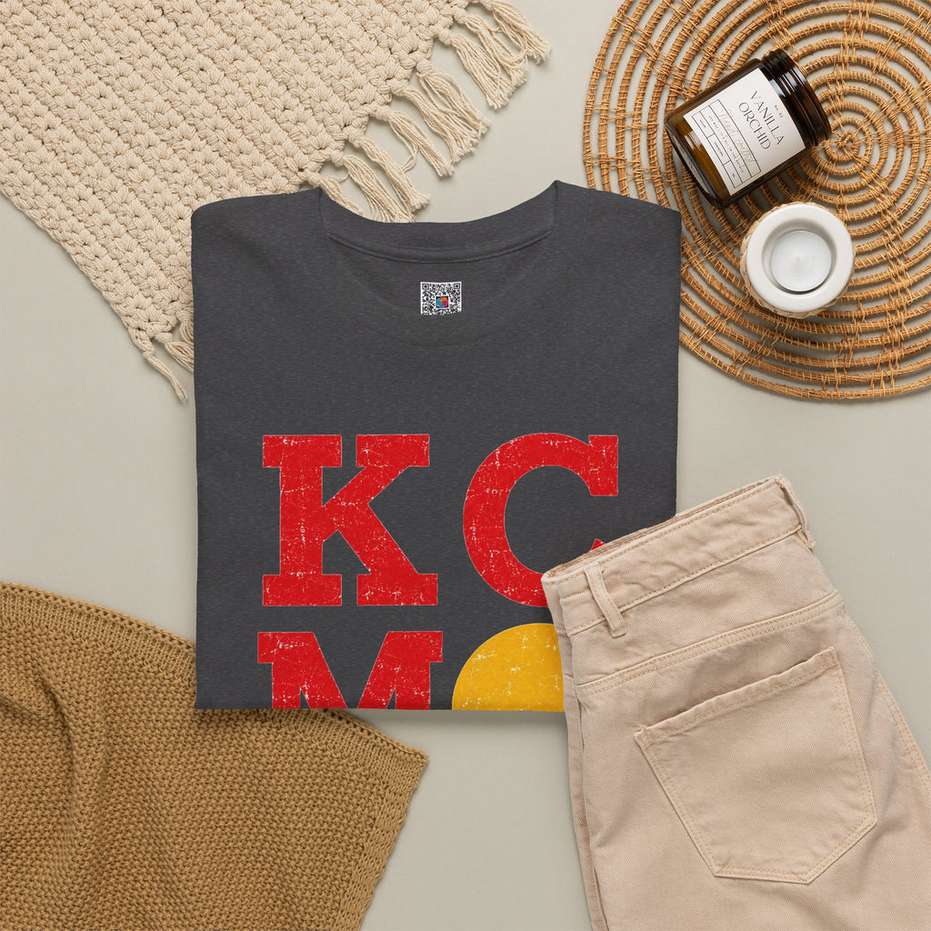 KCMO Football Helmet Shirt | Vintage Game Day Graphic T-Shirt | Cr8tive Designs