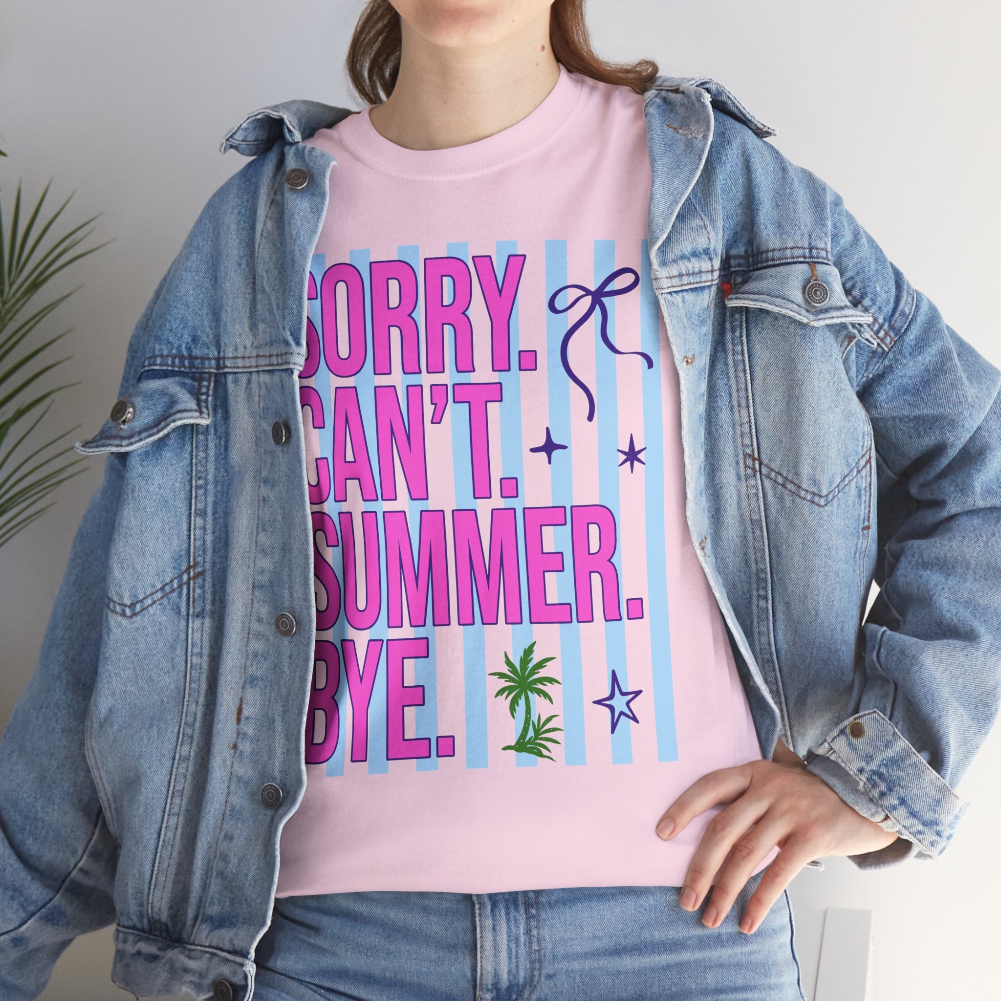 SORRY CAN’T SUMMER BYE T-SHIRT | FUNNY TEACHER SUMMER SHIRT | LAST DAY OF SCHOOL SHIRT | CR8TIVE DESIGNS