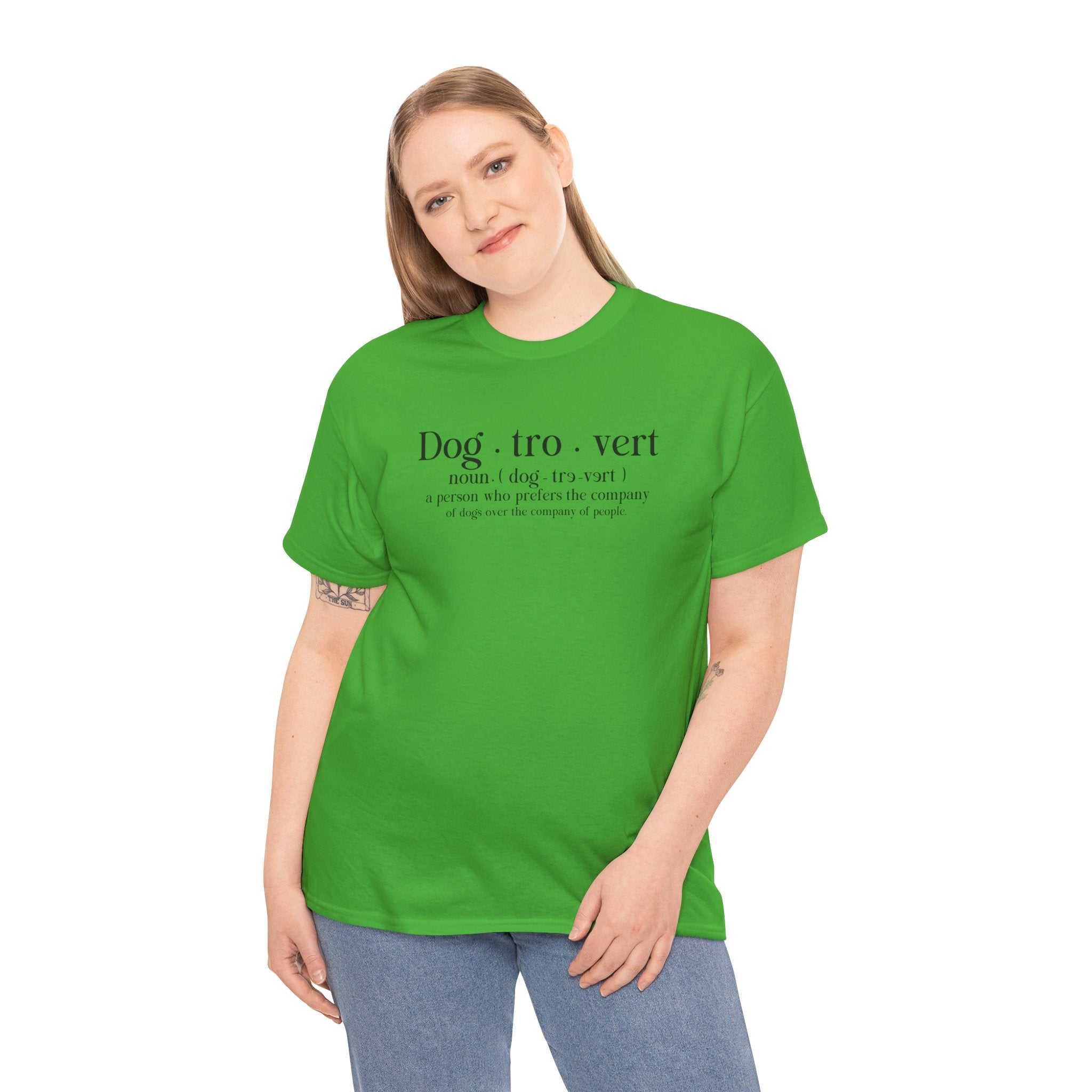 Dog-tro-vert Definition Tee | Everyday Pet Lover Tee | Cr8tive Designs