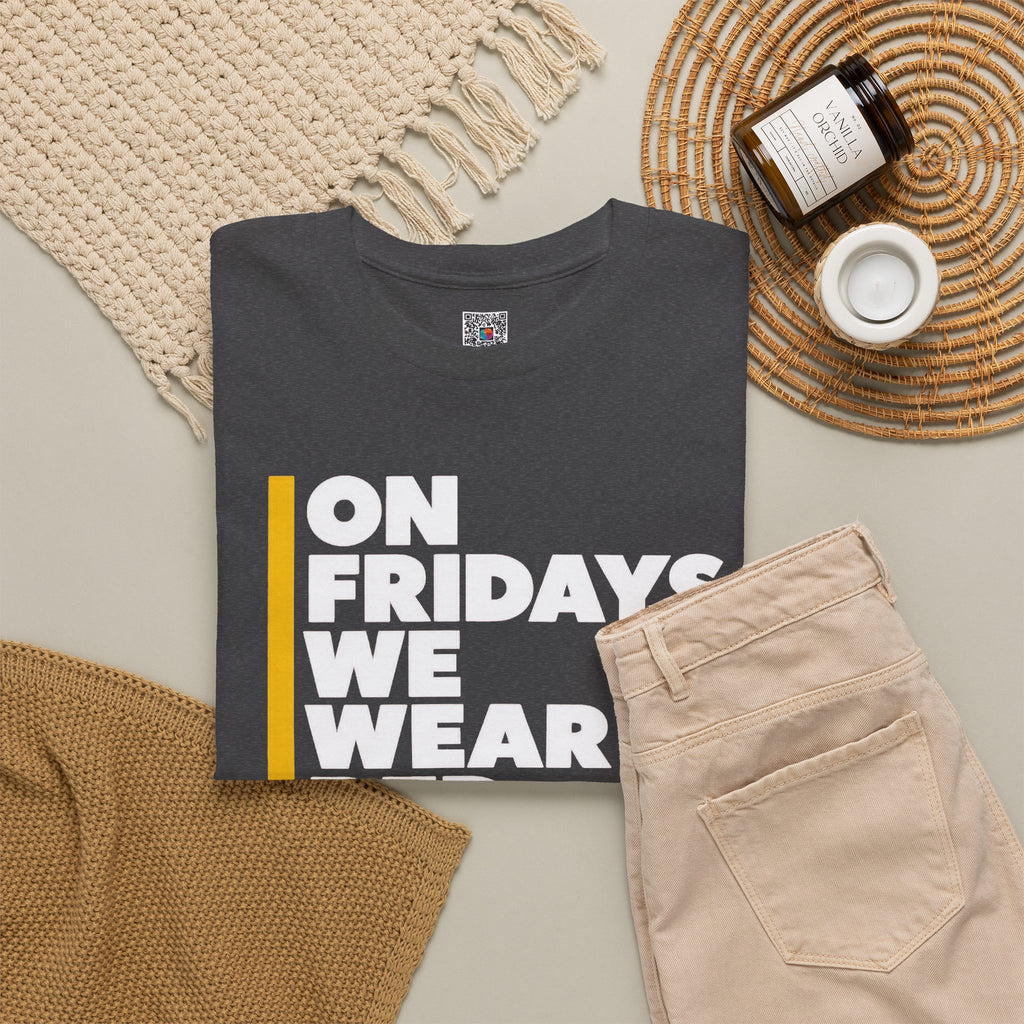 On Fridays We Wear Red Shirt | Red Friday Football Game Day T-Shirt | Cr8tive Designs