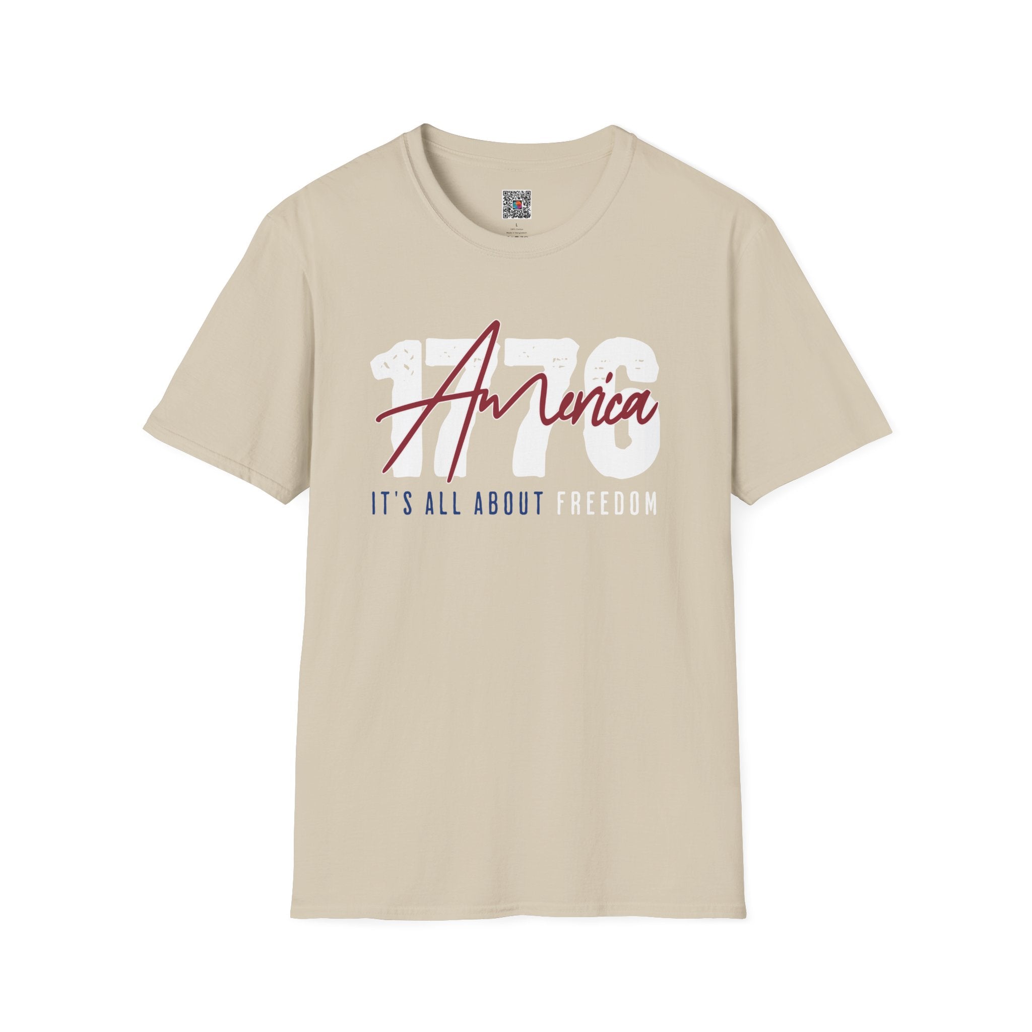 1776 America Freedom T-Shirt — Patriotic Independence Day Tee/Cr8tive Designs