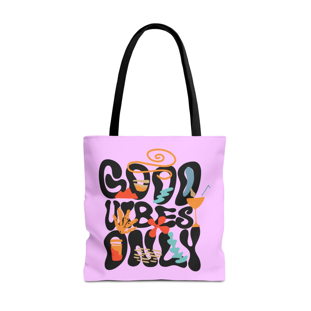 Chill Vibes Only | Groovy Retro Tote Bag | Cr8tive Designs