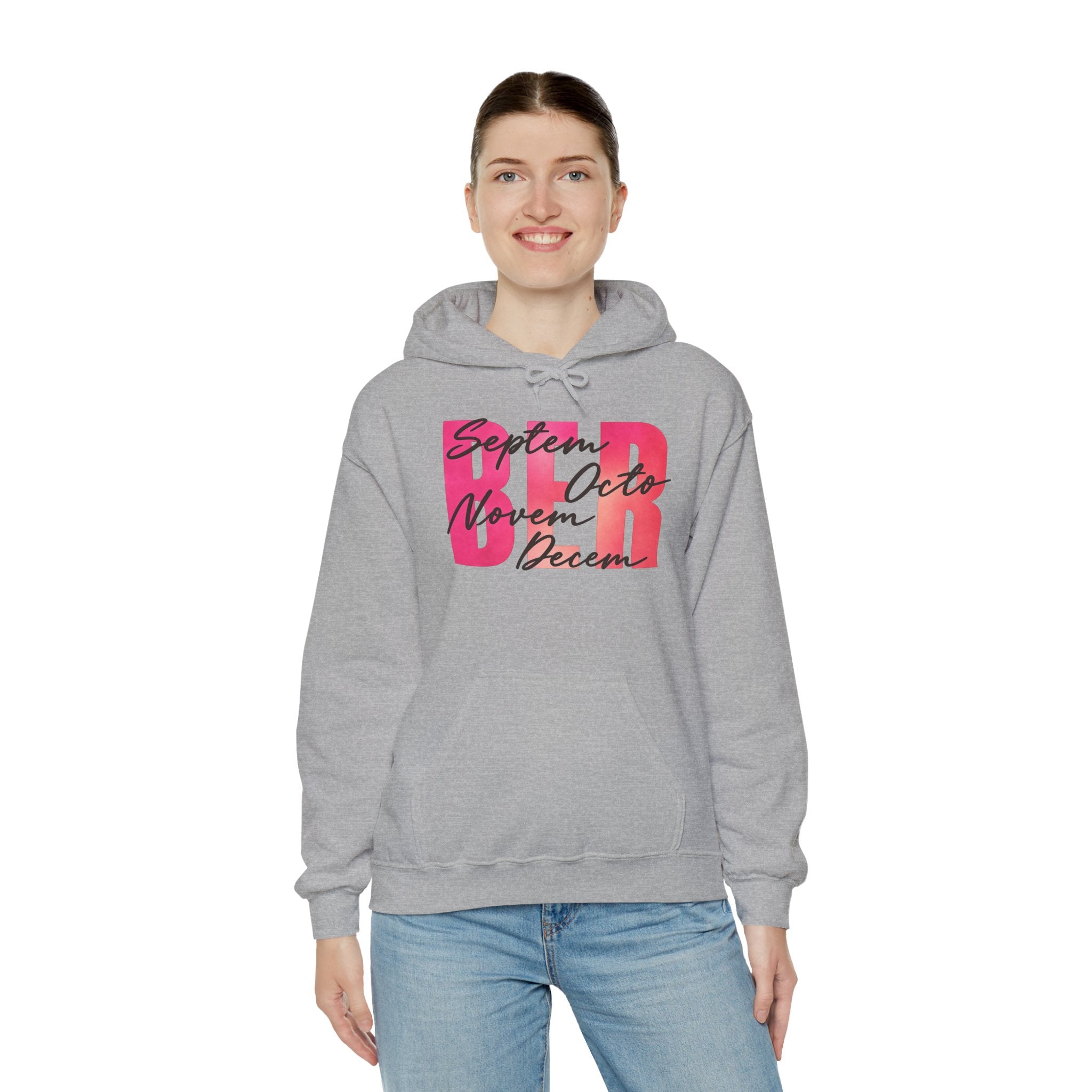 The "BER" Months Graphic Hoodie | Cr8tive Designs