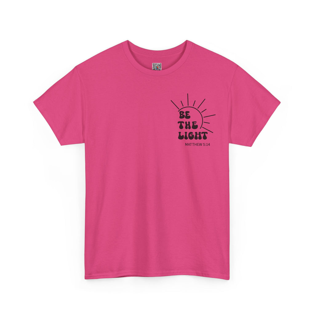 Be The Light Tee — Christian Inspirational T‑Shirt/Cr8tive Designs