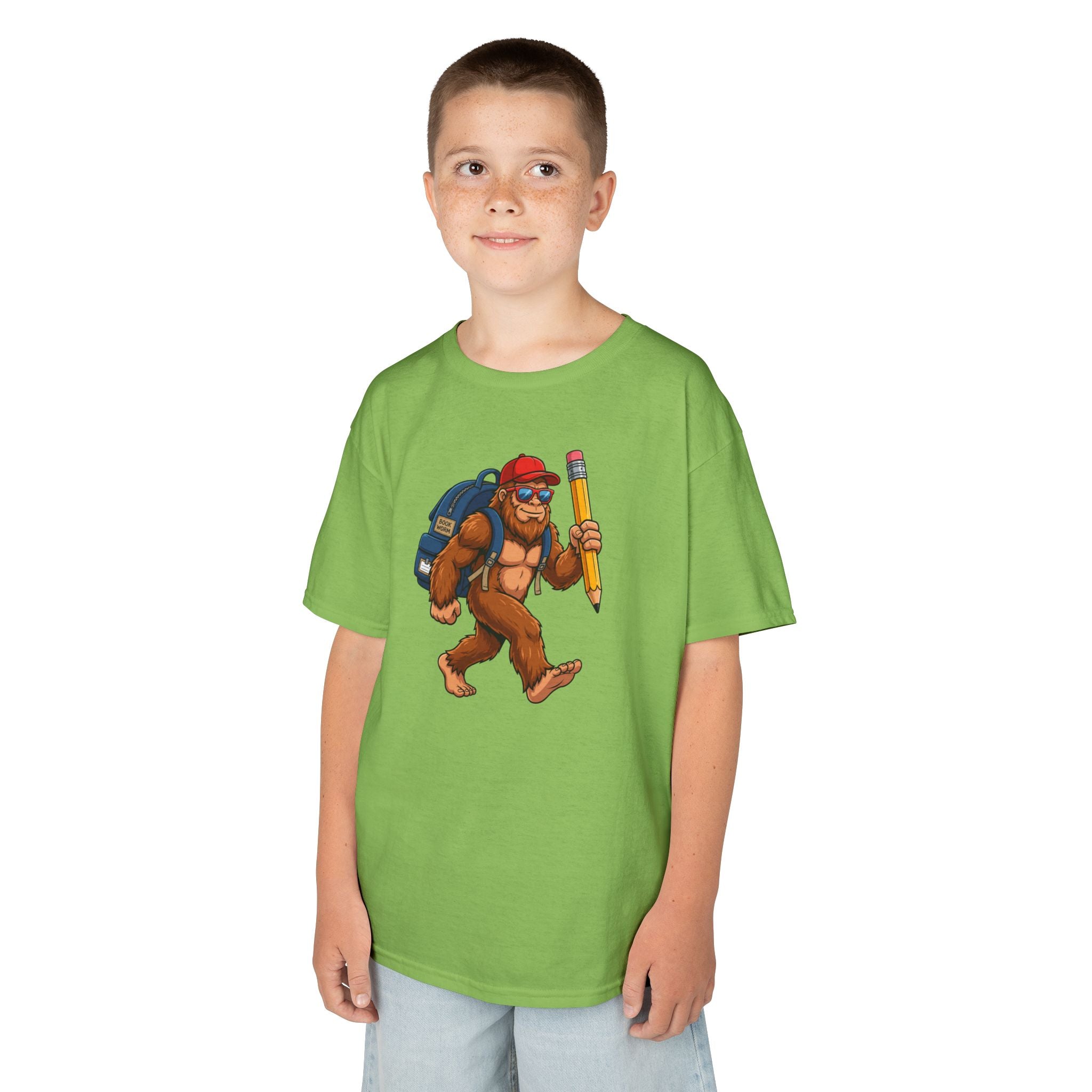 Back-to-School Bigfoot Youth T-Shirt | Funny Sasquatch School Tee | Cr8tive Designs
