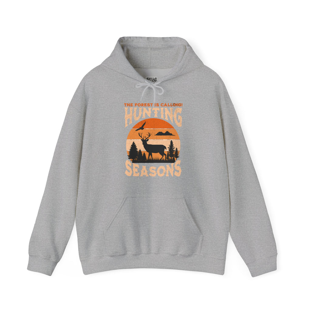 Hunting Season Hoodie | Retro Sunset & Deer Hunting Design | Cr8tive Designs