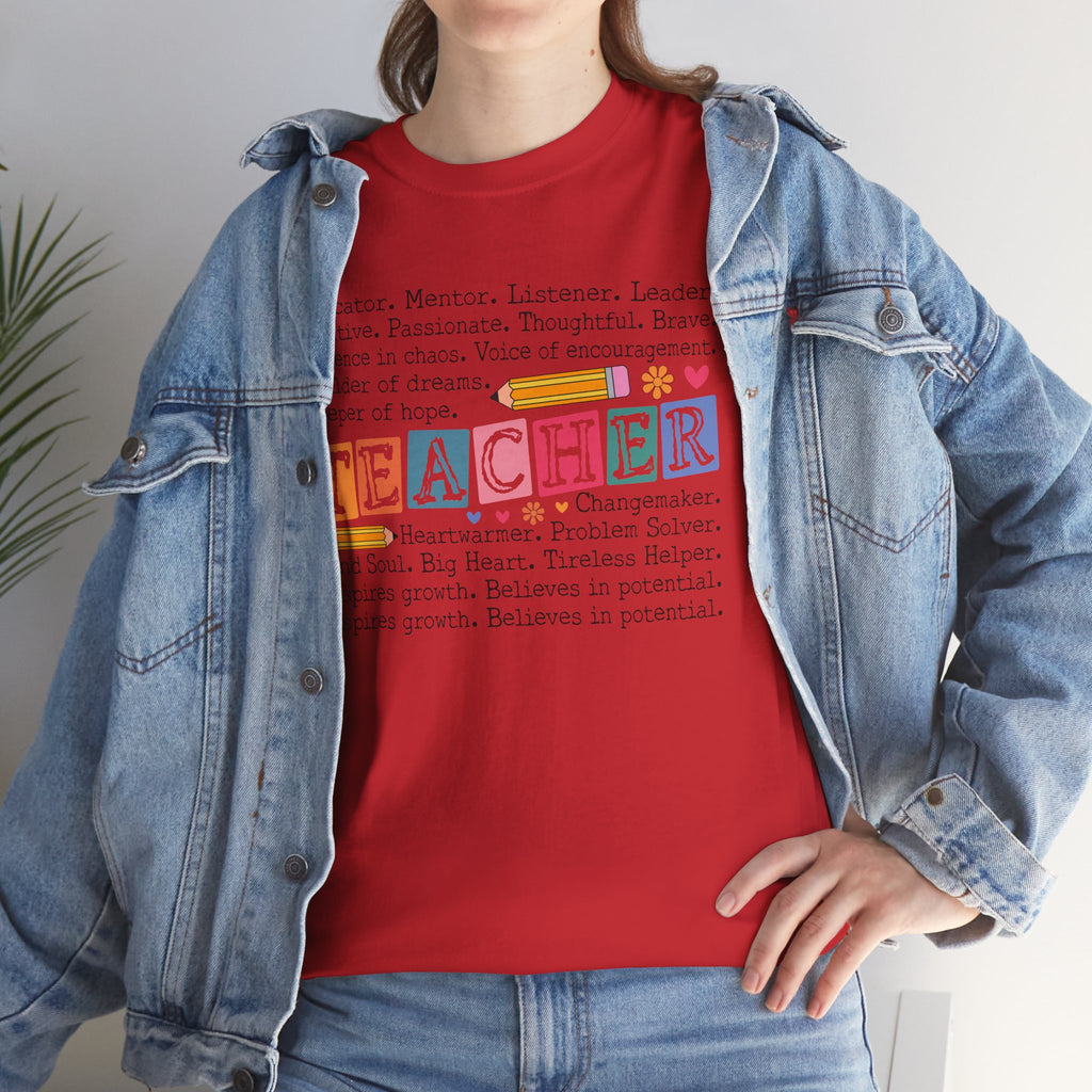 Teacher Definition Shirt | Back to School Teacher Tee | Cr8tive Designs