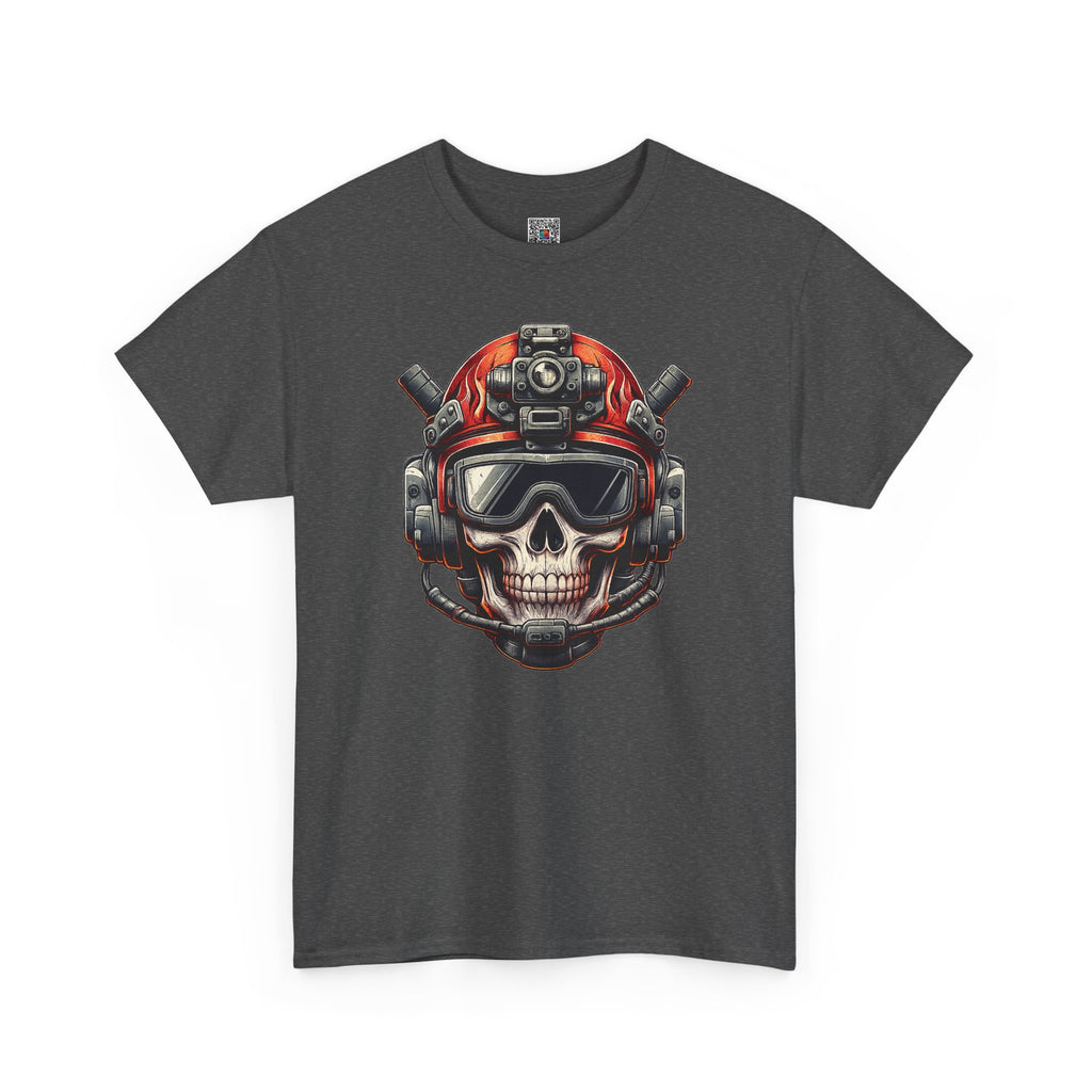 Skull Gamer T-Shirt | Tactical Gaming Skull Graphic Tee | Cr8tive Designs