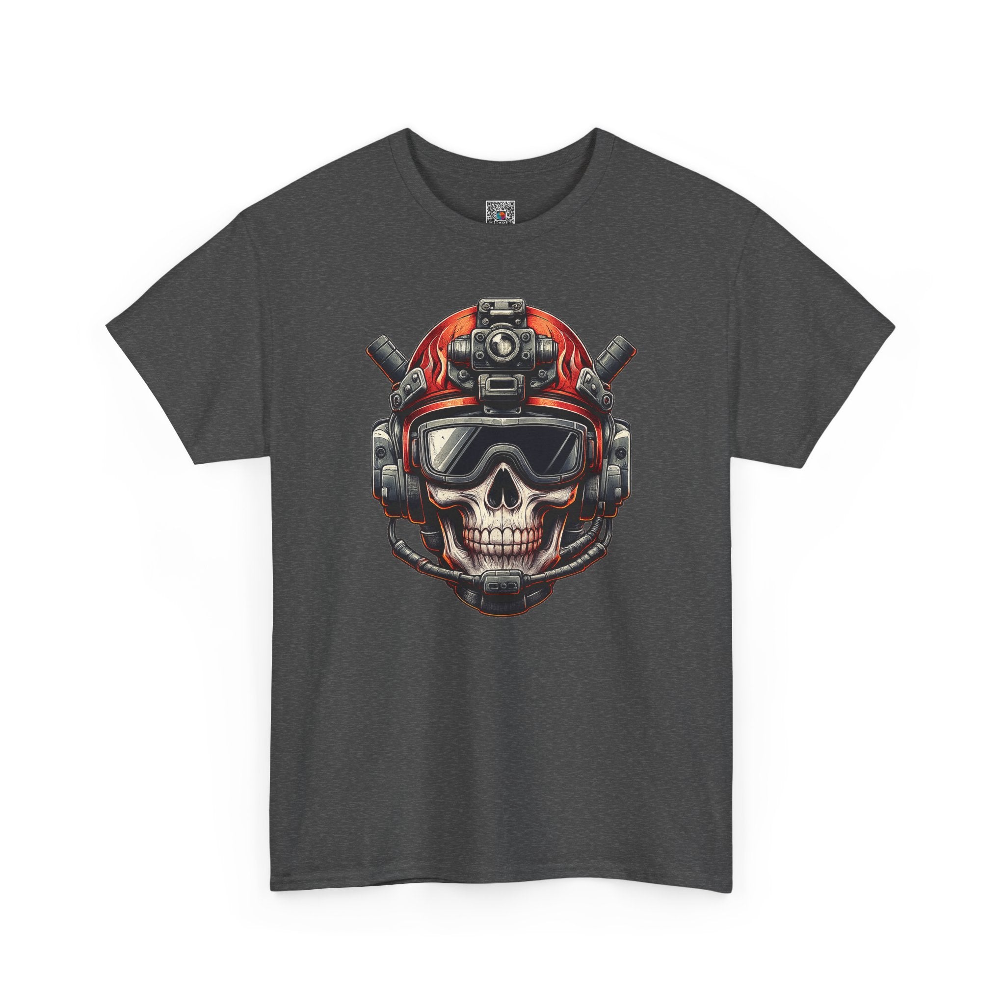 Skull Gamer T-Shirt | Tactical Gaming Skull Graphic Tee | Cr8tive Designs