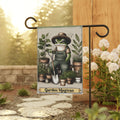 Garden Magician Frog Garden Flag | Whimsical Garden Decor | Cr8tive Designs