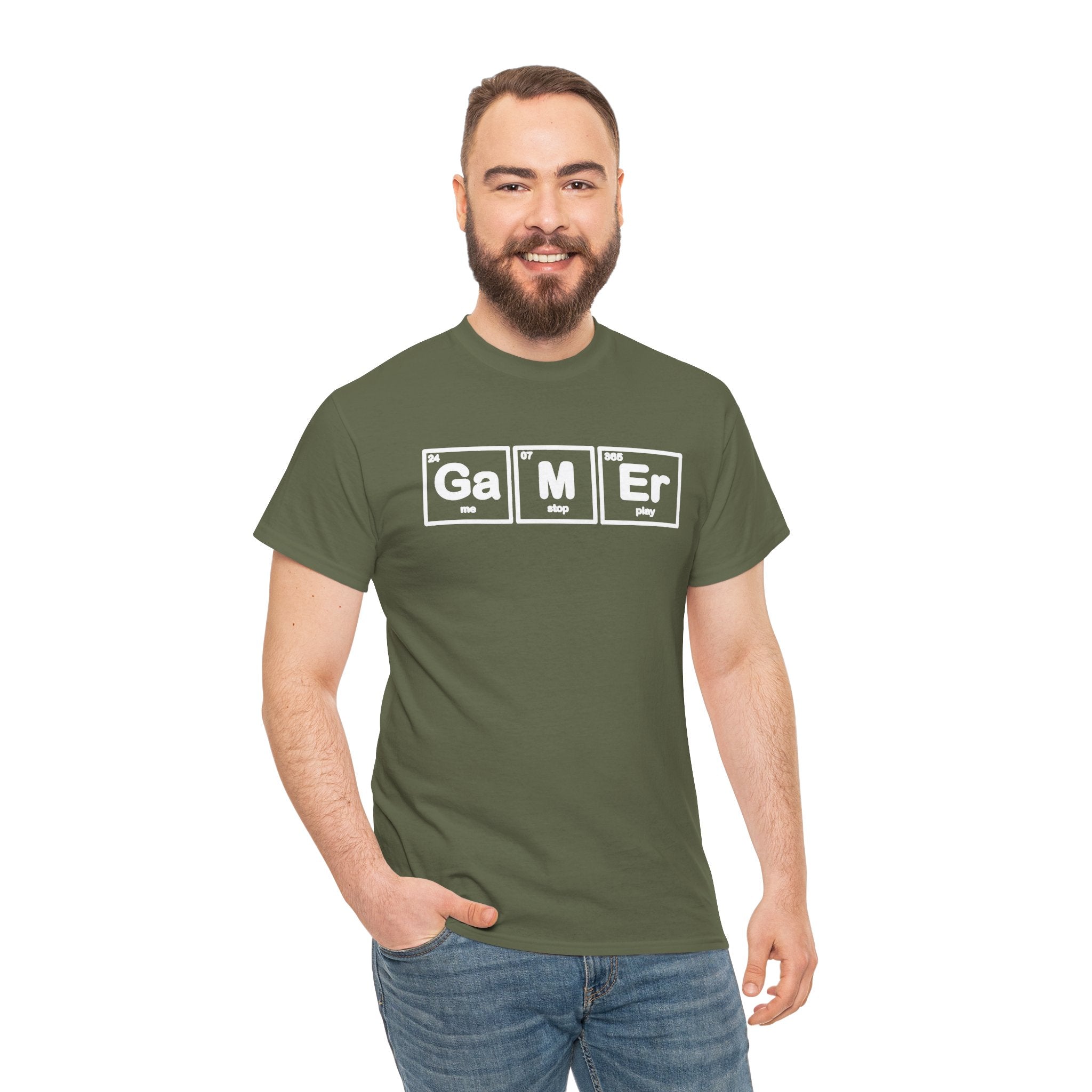 Gamer T-Shirt | Periodic Table Gaming Design | Cr8tive Designs