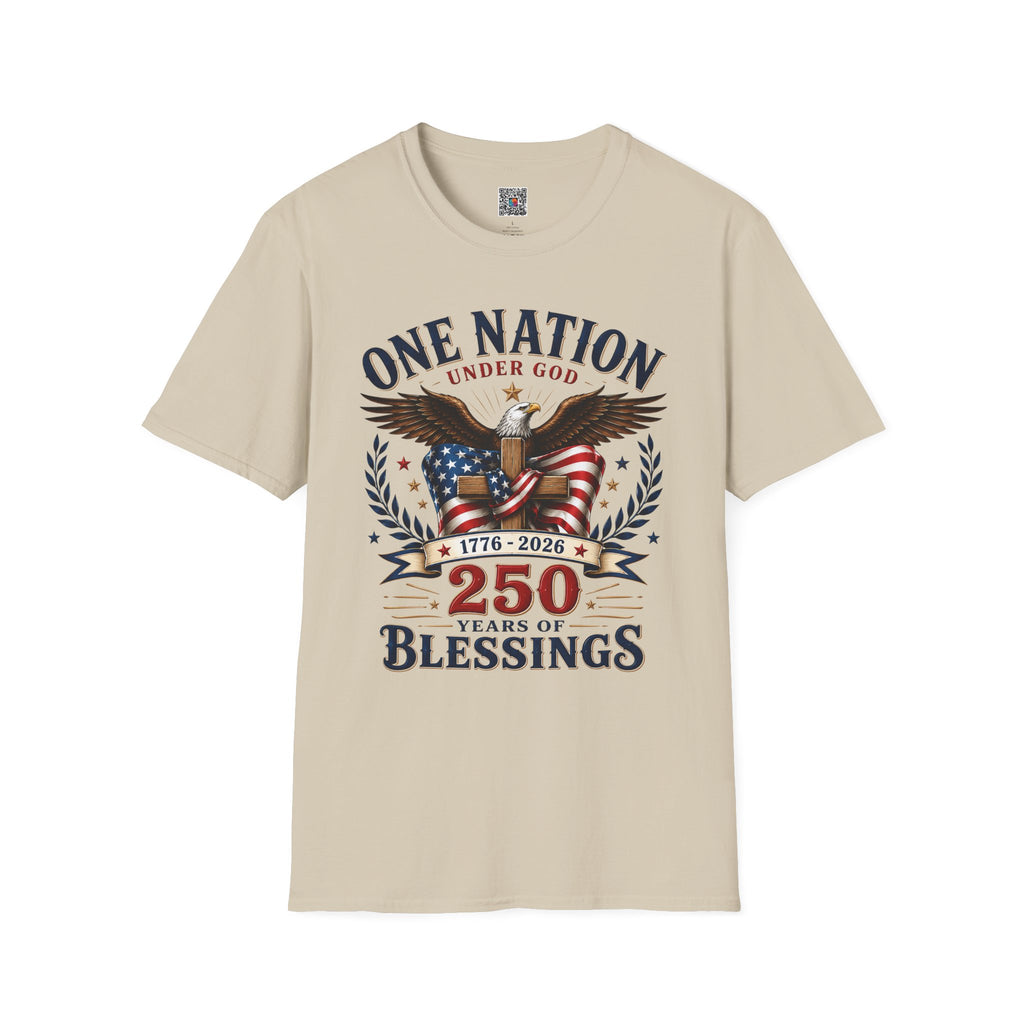 One Nation 250 Blessings | Patriotic Eagle Design | Cr8tive Designs